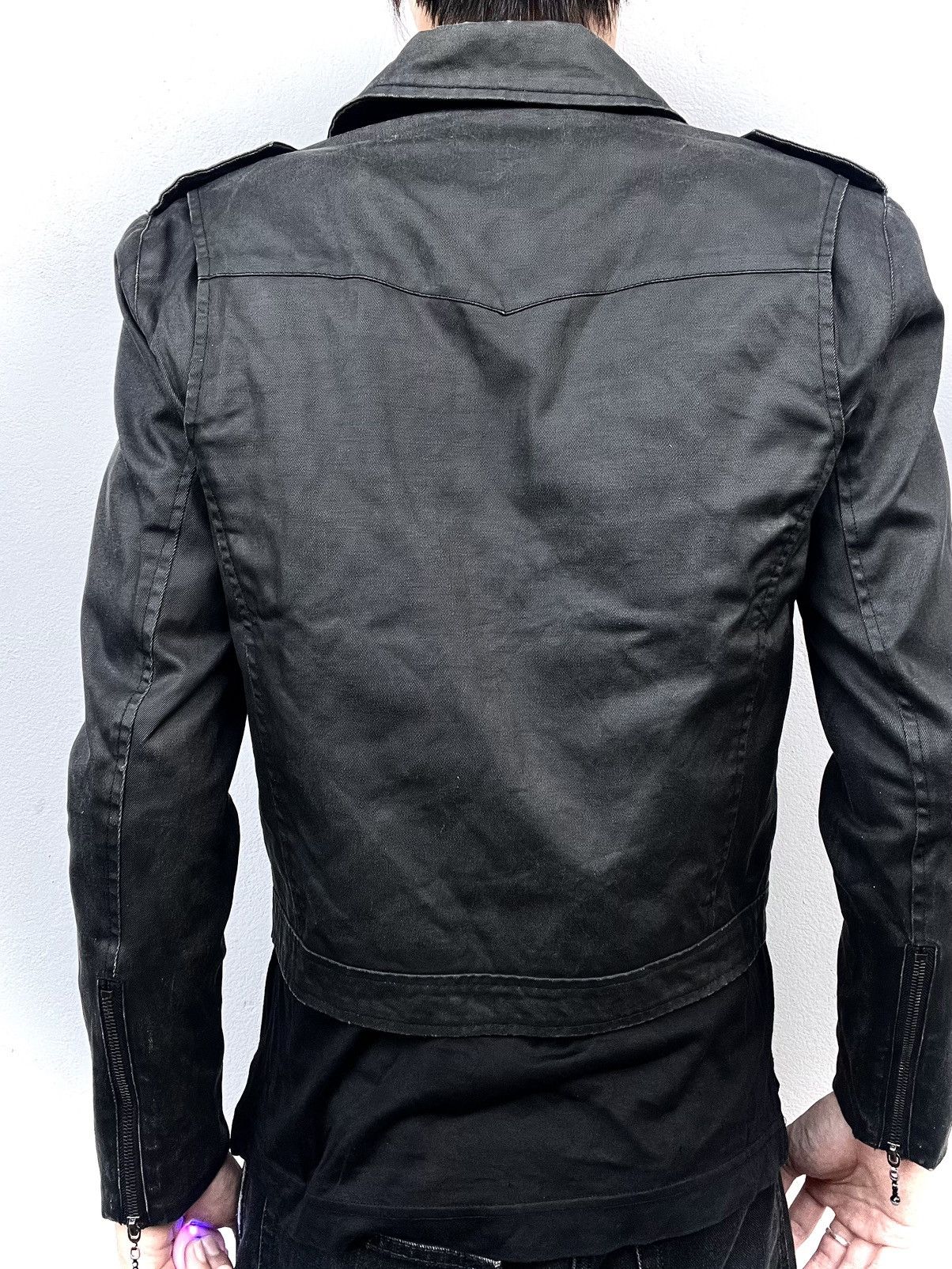 Lad Musician 2000s Lad Musician Wax Biker Jacket Size US M / EU 48-50 / 2 - 7 Thumbnail