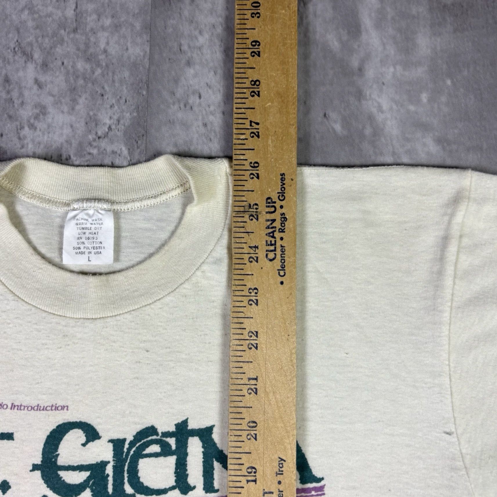 Vintage VINTAGE Mt Gretna T Shirt Cream Single Stitch Graphic Logo Adult Large 90s Mt Gretna Logo 90s Mens Shirt Size US L / EU 52-54 / 3 - 4 Thumbnail