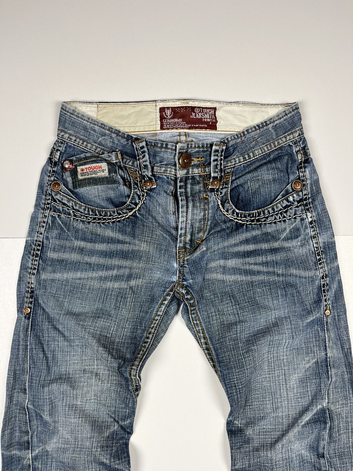 Japanese Brand Japan Style TOUGH JEANSMITH Extra Ordinary Denim Pants LGB Size US 28 / EU 44 - 4 Thumbnail