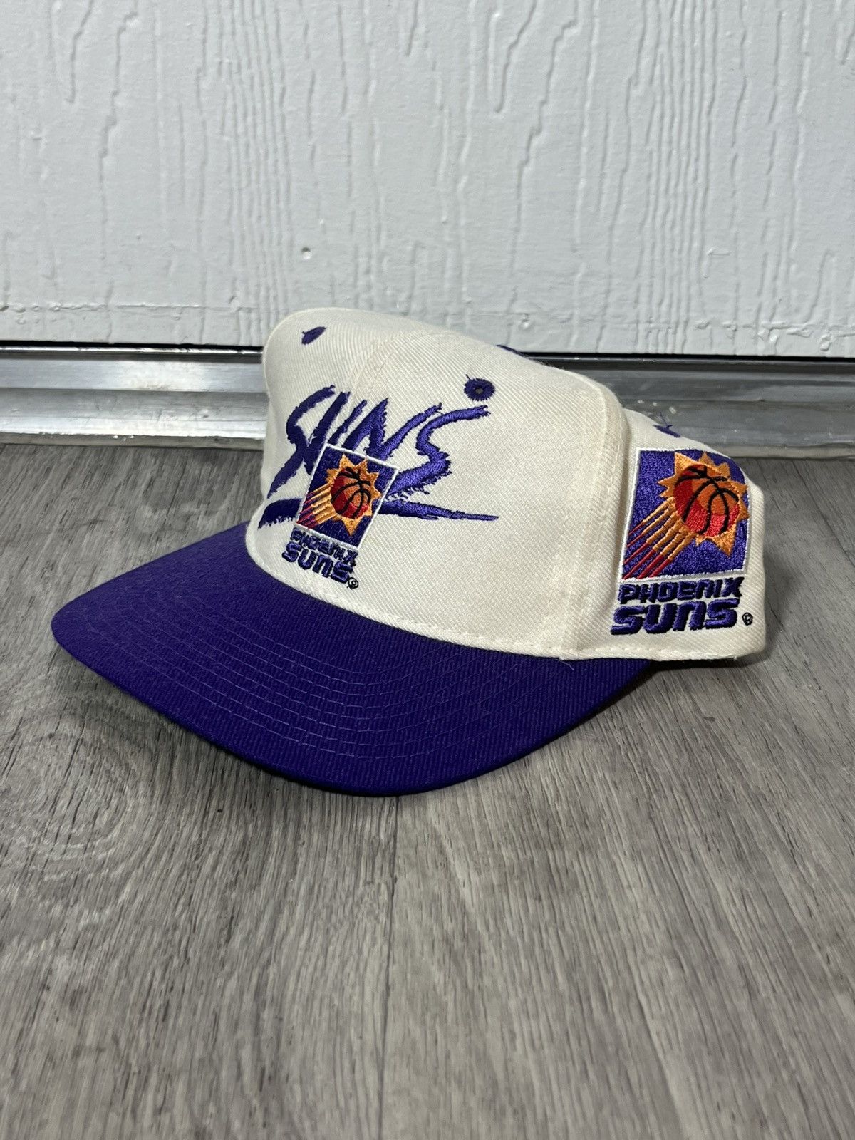 NBA Vintage 90s AJD NBA Phoenix Suns Logo SnapBack Hat Size ONE SIZE - 2 Thumbnail