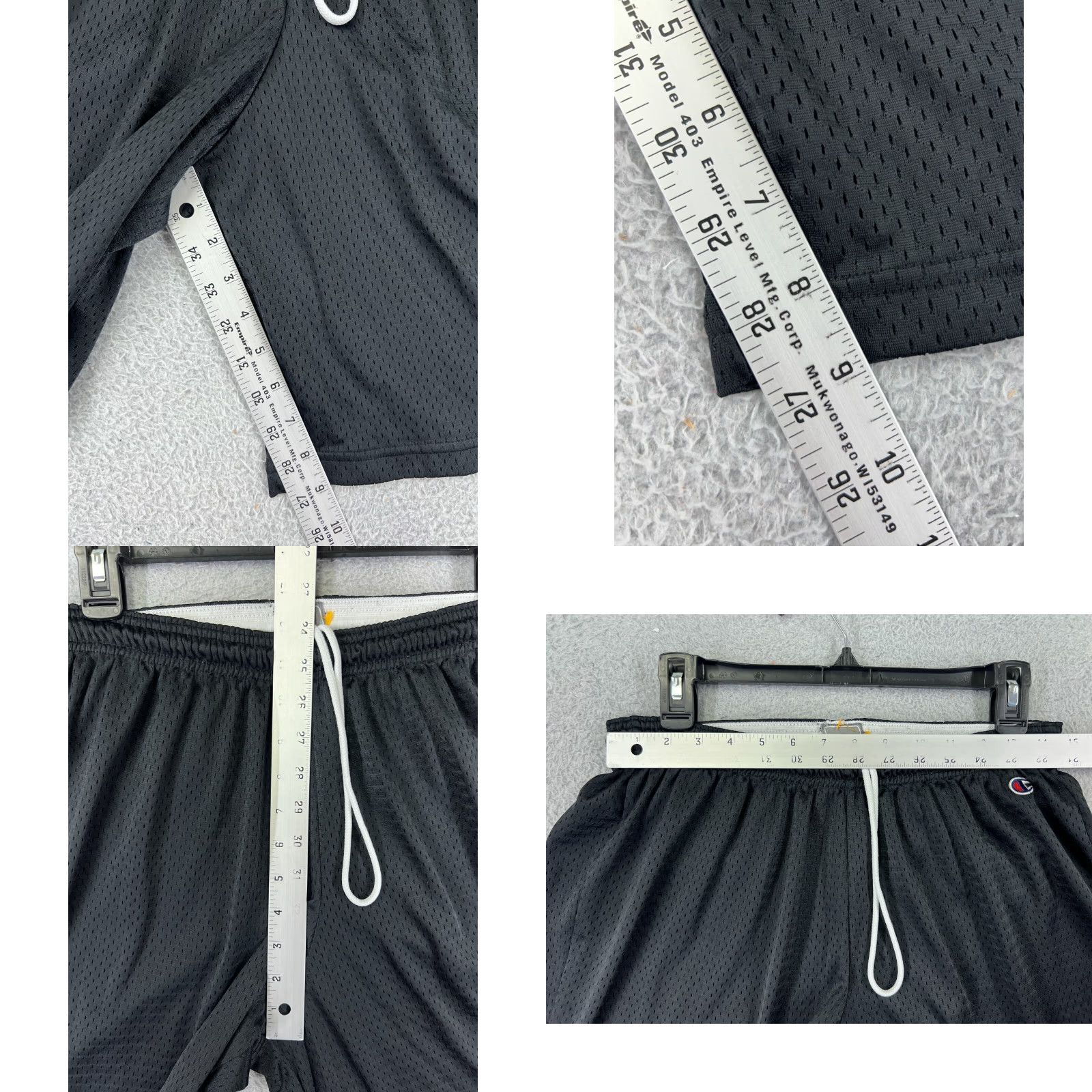 Under Armour Under Armour Shorts Men Large Black Running Lined 100% Polyester Elastic Waist Size US 33 - 8 Thumbnail