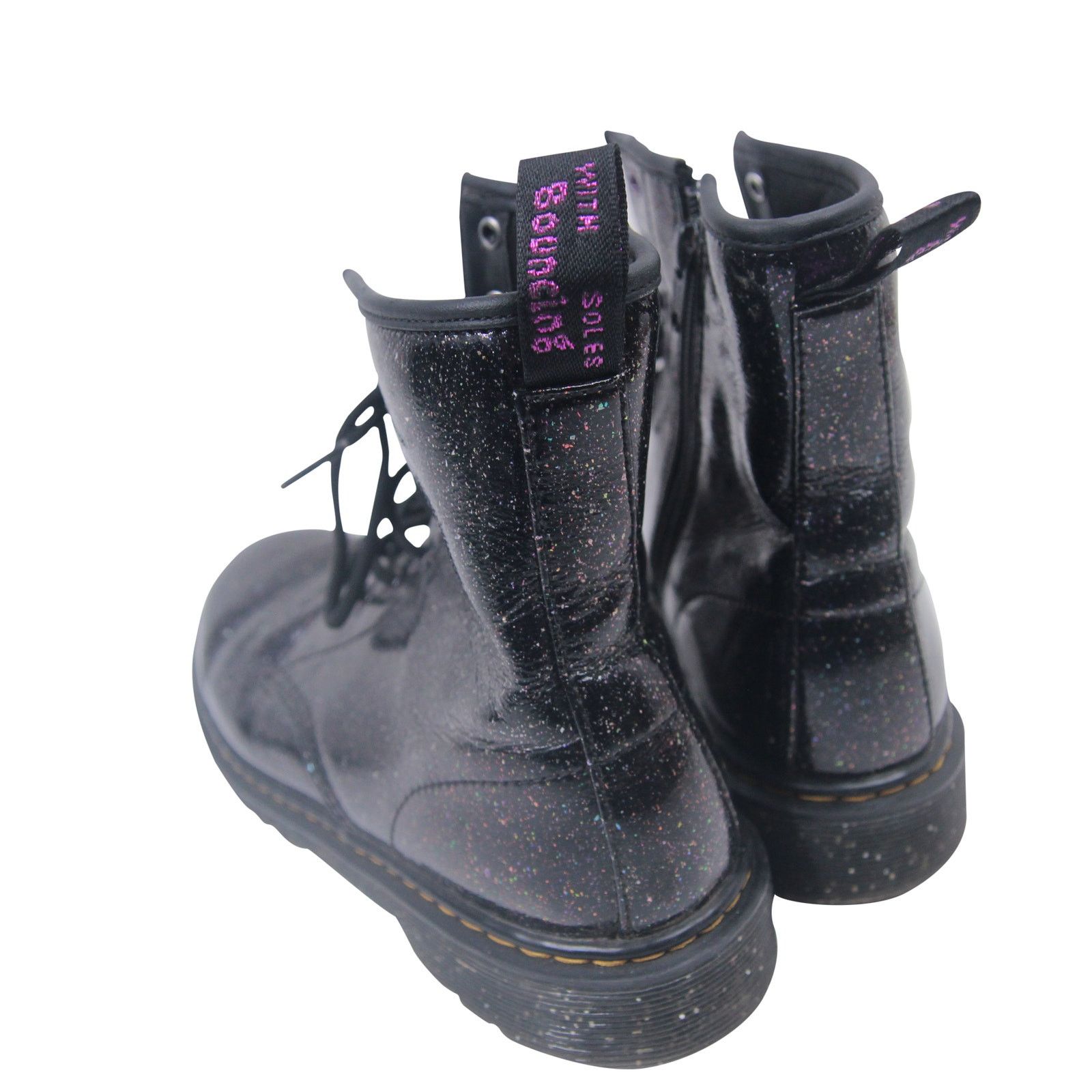 Dr. Martens Dr.Marten 1460 Glitter Sparkle Combat Boots Size US 7 / IT 37 - 5 Thumbnail
