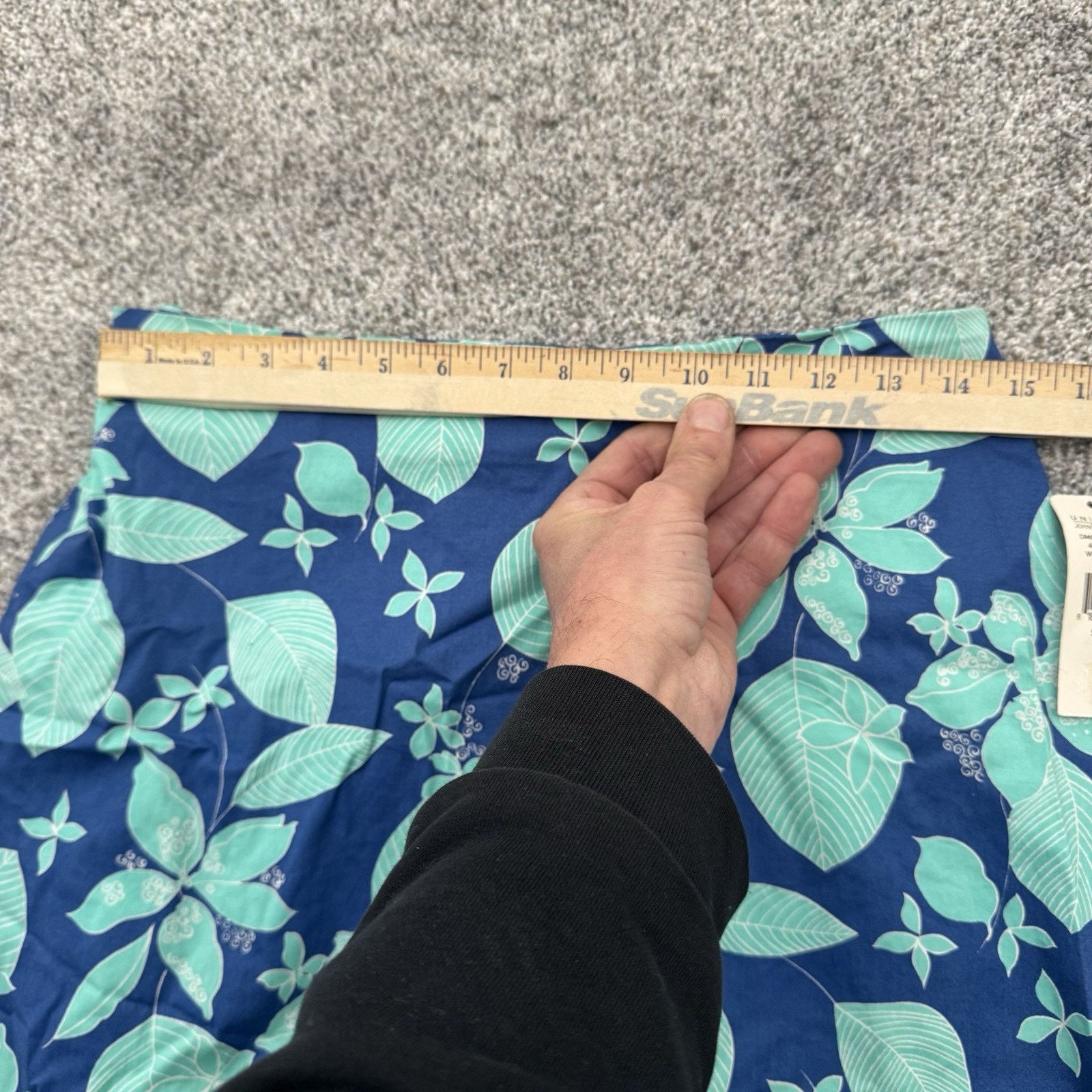 Other Vintage 90s Skirt 14 Tropical Hawaiian Floral Cottagecore Size 36" / US 14 / IT 50 - 4 Thumbnail