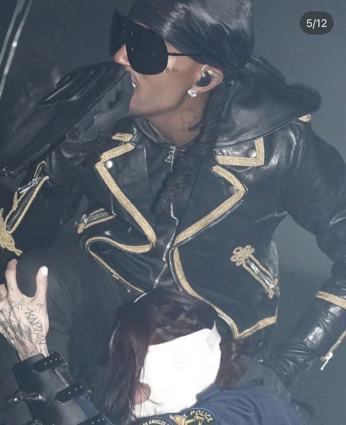 Saint Laurent Paris Saint Laurent SS15 Embroidered Biker Jacket Size US M / EU 48-50 / 2 - 4 Thumbnail