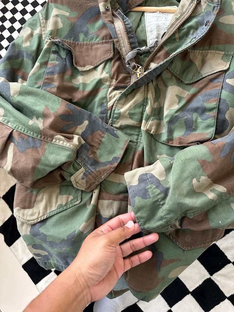 Vintage VINTAGE ARMY CAMOUFLAGE JACKET Size US M / EU 48-50 / 2 - 4 Thumbnail