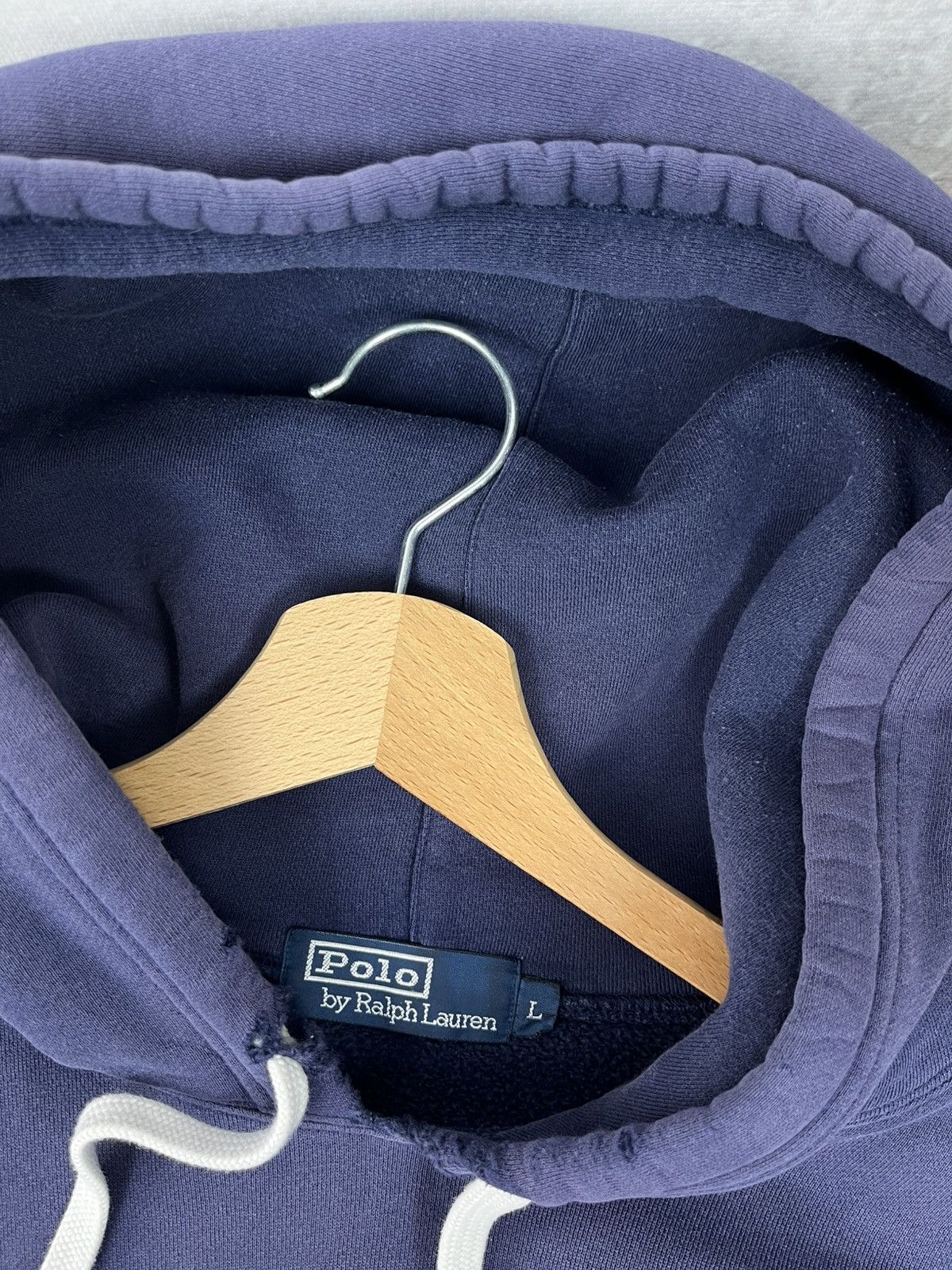 Polo Ralph Lauren × RRL Ralph Lauren × Vintage Distressed Vintage Polo Ralph Lauren Hoodie Size US L / EU 52-54 / 3 - 13 Thumbnail