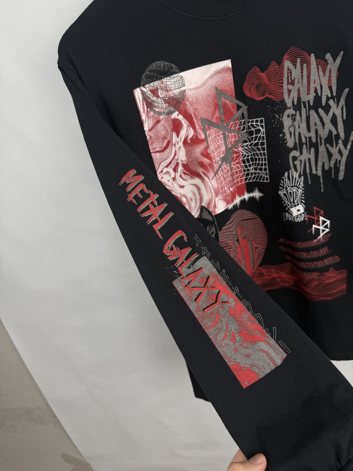 Band Tees 🖤🇯🇵 BABY METAL Galaxy Long Sleeve Cyberpunk Emo Goth Y2K Size US M / EU 48-50 / 2 - 7 Thumbnail