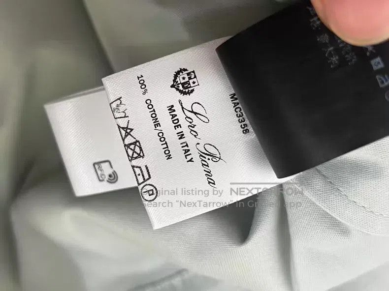 Loro Piana Loro Piana Short Sleeve T-Shirt Size XS / US 0-2 / IT 36-38 - 7 Thumbnail