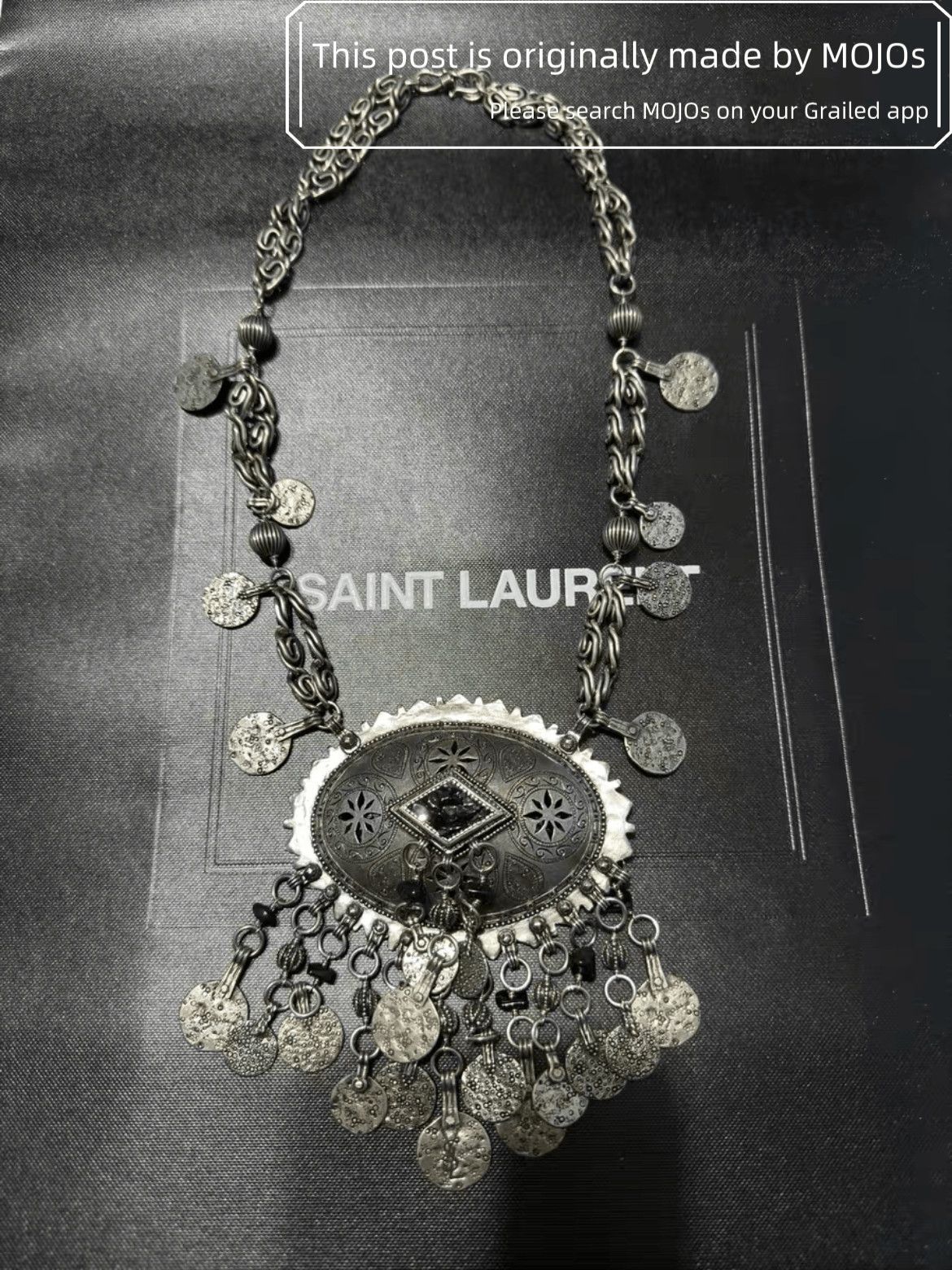 Saint Laurent Paris Saint Laurent Paris Ethical Style Jewel & Pandent Necklace Size ONE SIZE - 1 Thumbnail