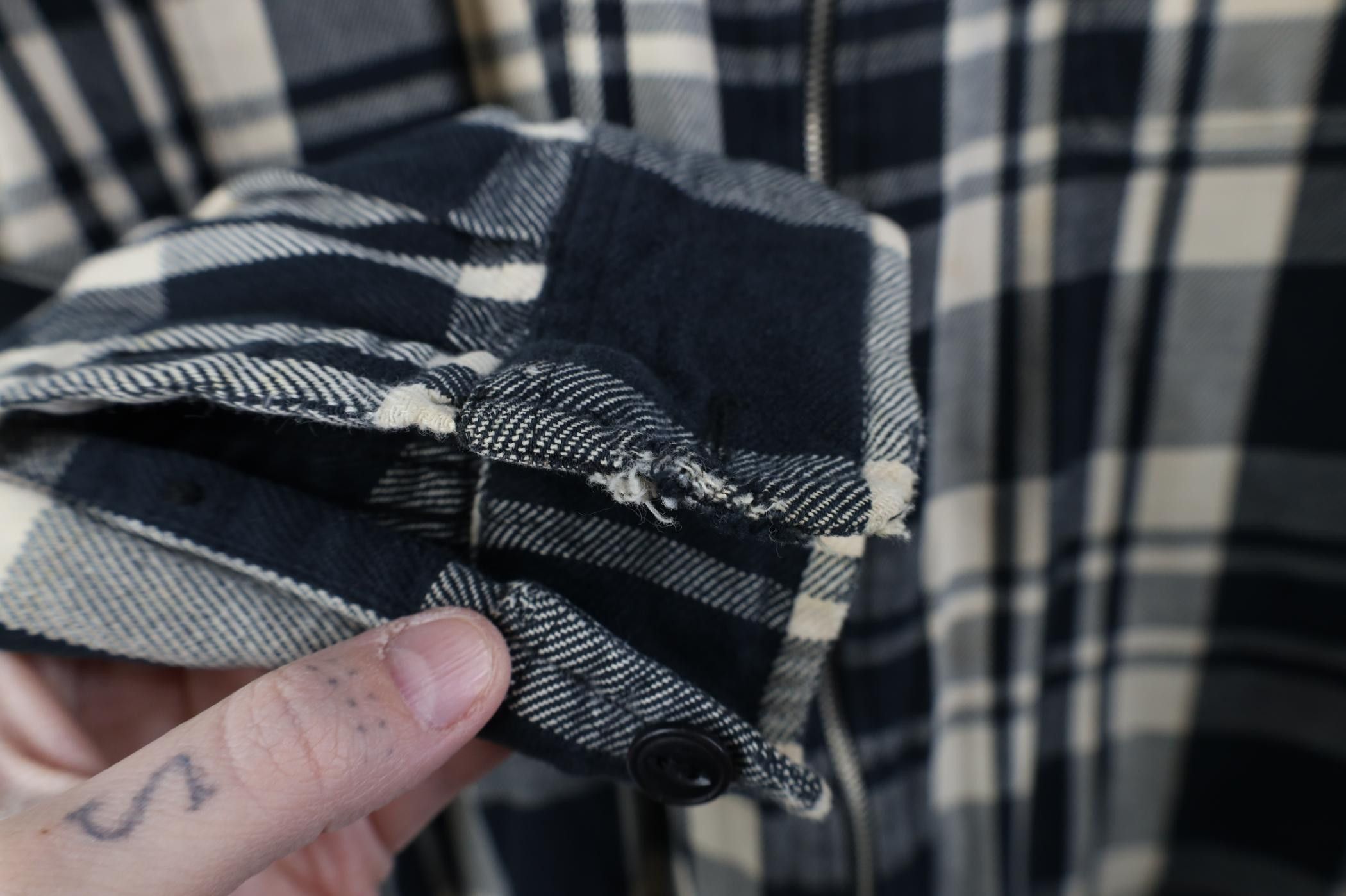 Polo Ralph Lauren Vintage 90s Ralph Lauren Spell Out Flannel Shirt Zip Jacket Size M / US 6-8 / IT 42-44 - 11 Thumbnail