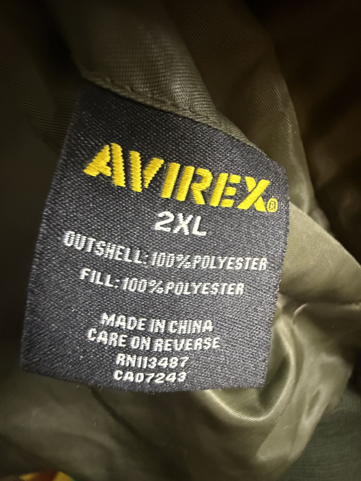 Avirex Avirex Bomber Jacket 2XL Military Green Satin Reversible Size US XXL / EU 58 / 5 - 10 Thumbnail