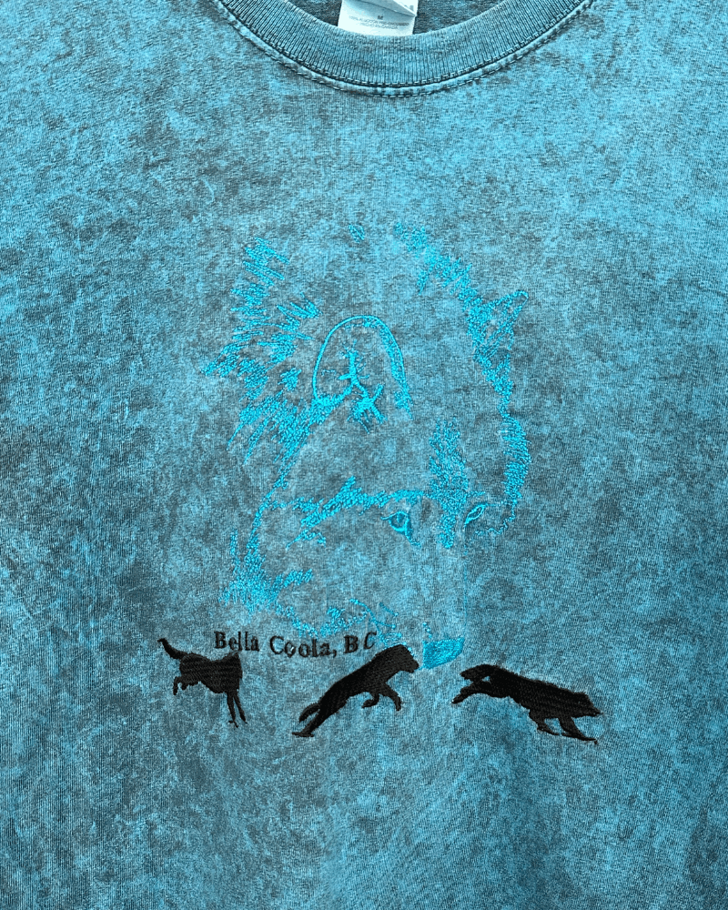 Gildan × Vintage Vintage Gildan Bella Coola Stone Wash Wolf T-Shirt - Medium Size US M / EU 48-50 / 2 - 4 Thumbnail