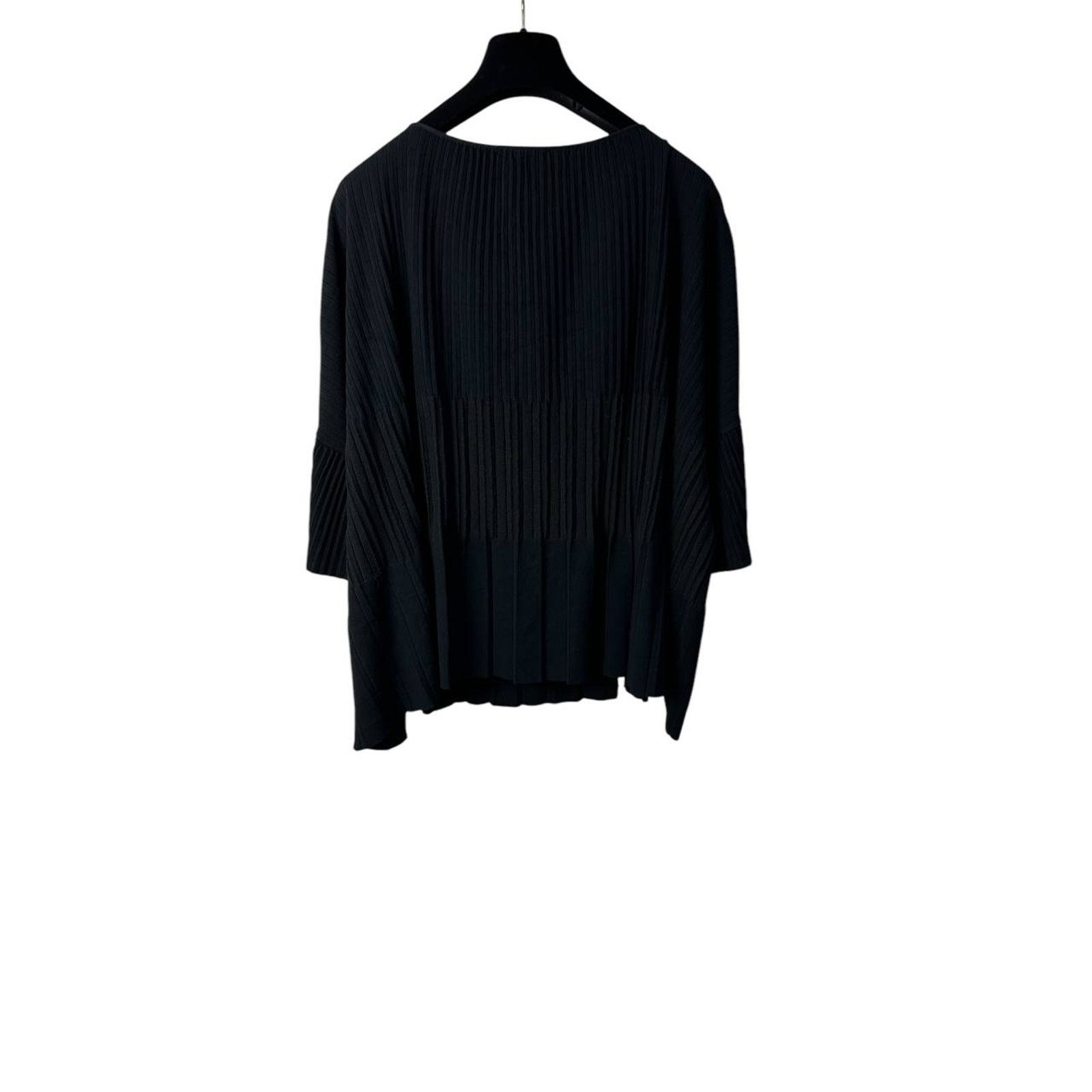 Chanel Chanel Flared Sleeves Concise Knitted Top Sz. 40 Size M / US 6-8 / IT 42-44 - 2 Thumbnail