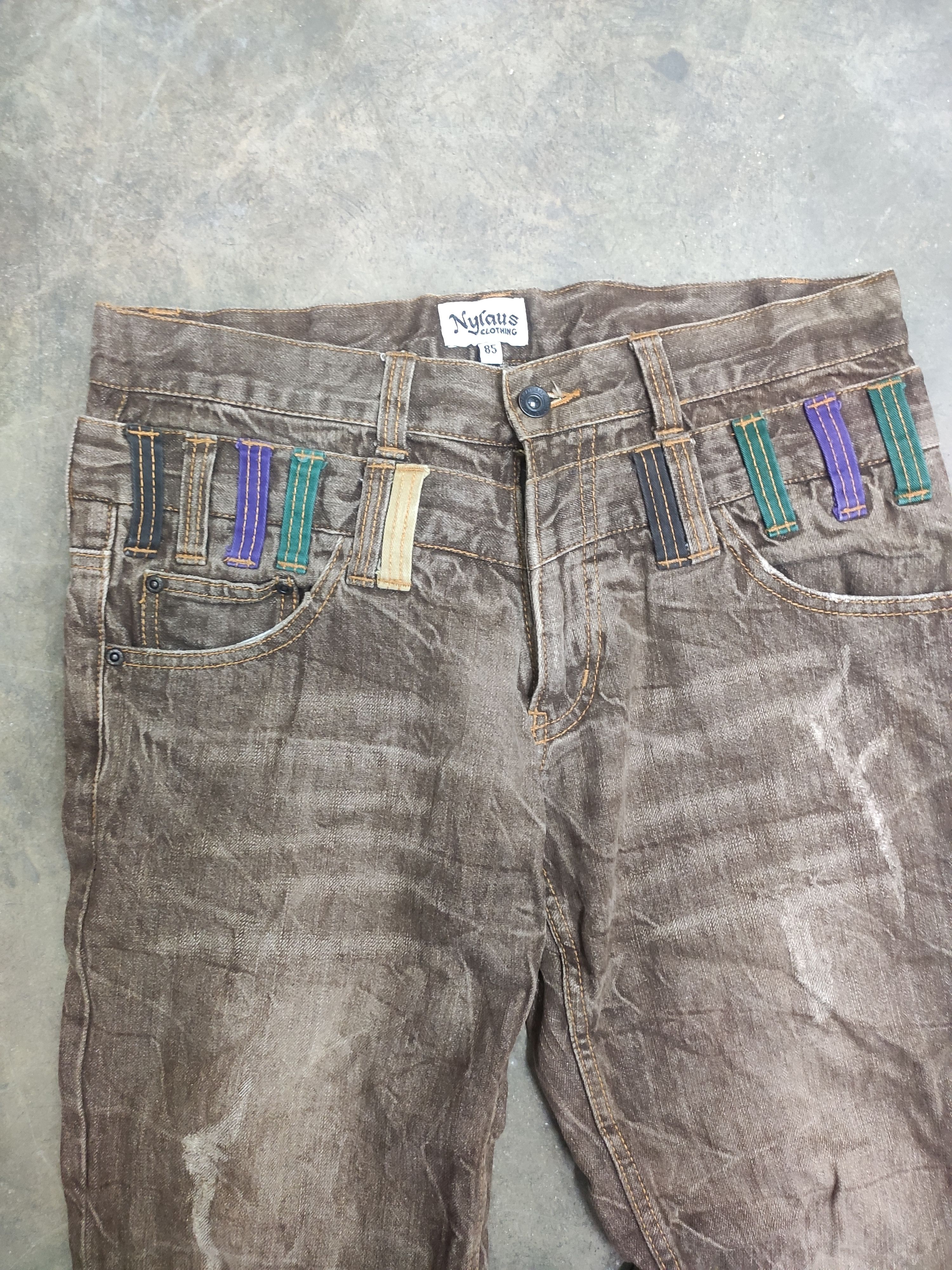 If Six Was Nine Nylaus Jeans Distressed double waist Size US 32 / EU 48 - 4 Thumbnail