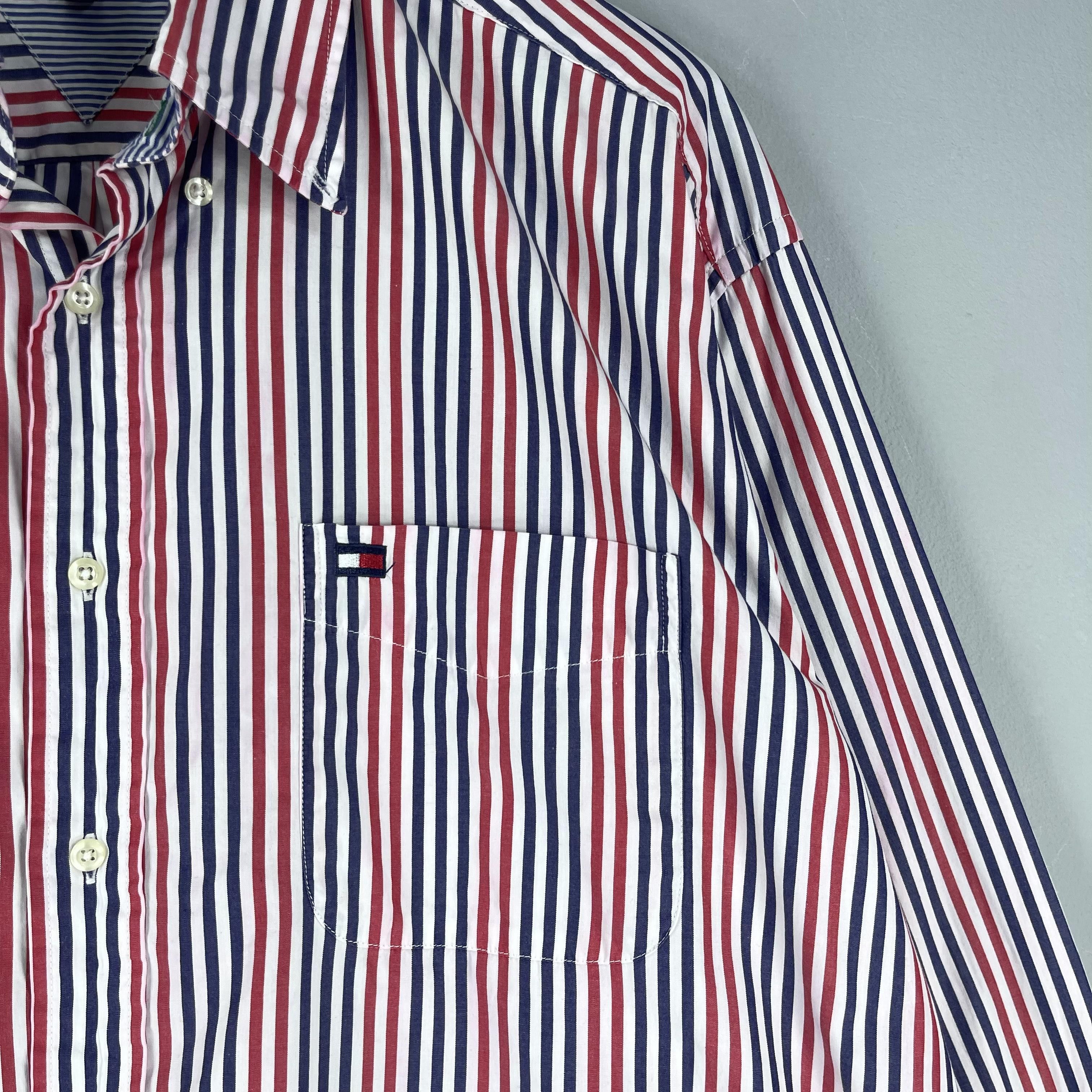 Tommy Hilfiger TOMMY HILFIGER Multicolor Stripes Casual Oxfords Shirt Size US L / EU 52-54 / 3 - 3 Thumbnail