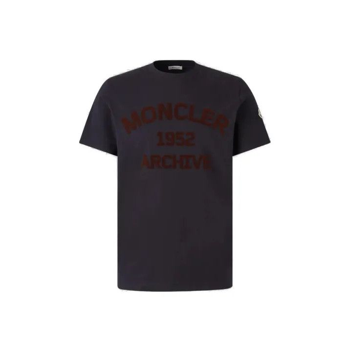Moncler Moncler Men's 1952 Archive Print Short-Sleeve T-Shirt Size US L / EU 52-54 / 3 - 1 Thumbnail