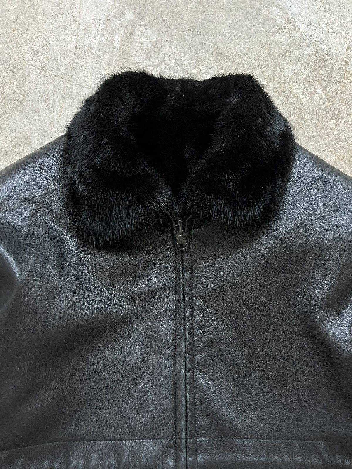 Vintage SOLD* Vintage Leather & Fur Reversible Jacket Size US M / EU 48-50 / 2 - 3 Thumbnail