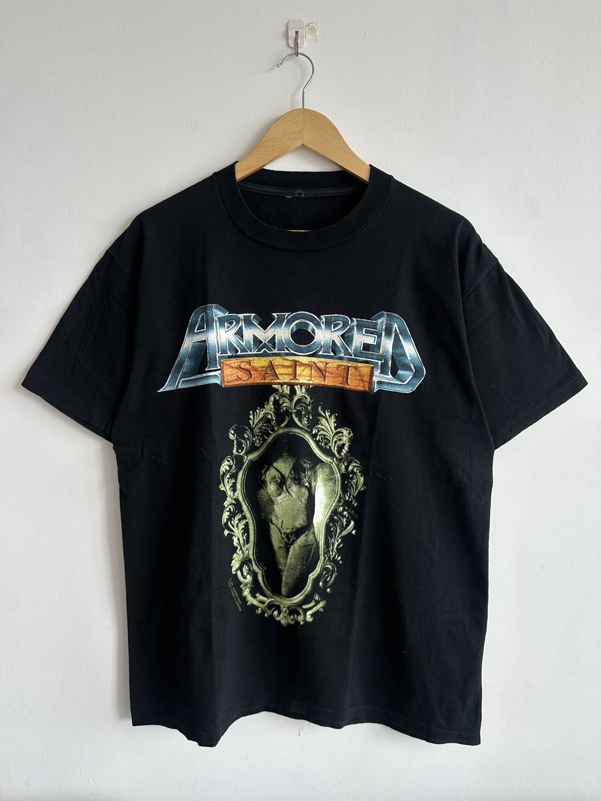 Band Tees Vintage 90’s Armored Saint Symbol of Salvation Band Rock Size US L / EU 52-54 / 3 - 3 Thumbnail