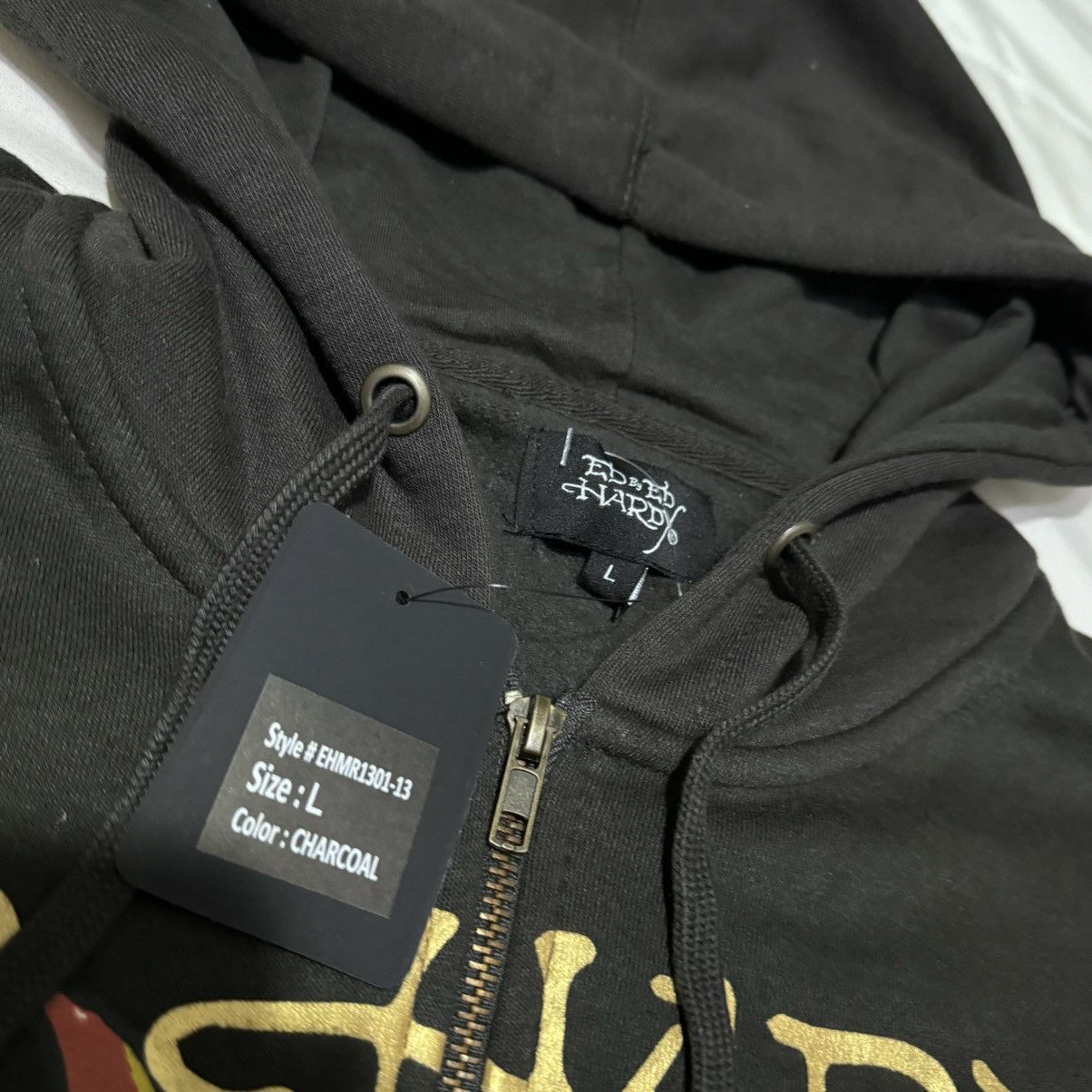Ed Hardy Vintage Ed Hardy Hoodie Size US L / EU 52-54 / 3 - 8 Thumbnail