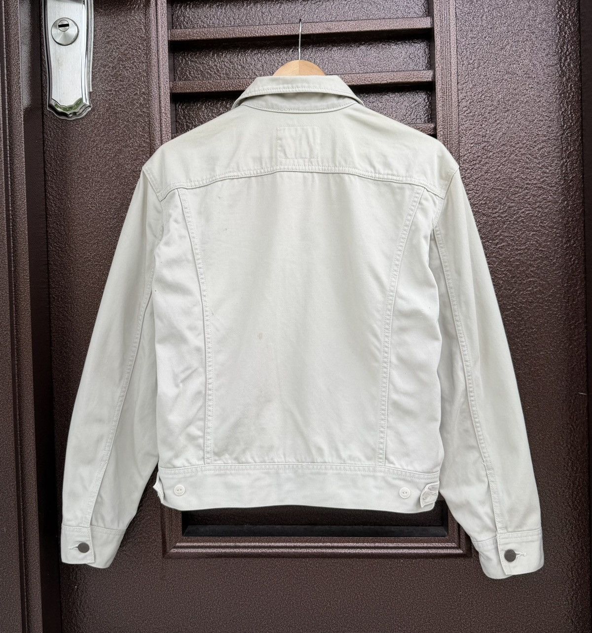 Lee Vintage Lee Westerner Jacket Cream Denim Western Trucker Size US M / EU 48-50 / 2 - 13 Thumbnail