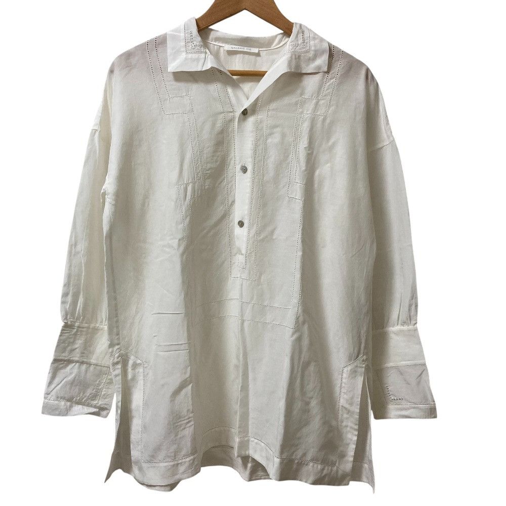 Other Other GALERIE VIE Embroidered Stand Collar Shirt Textile Dress Shirt DUTY FREE for USA Size ONE SIZE - 1 Thumbnail