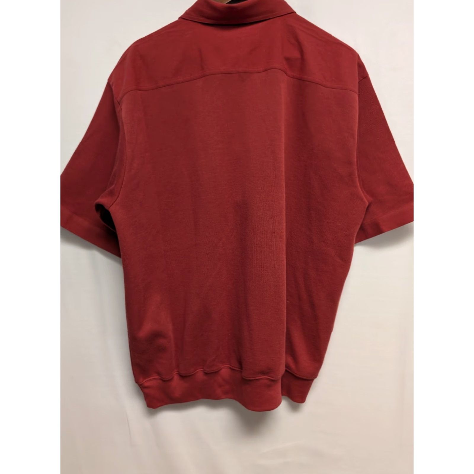 Jim Thompson VINTAGE Norm Thompson Rugby Shirt XL Red Dad Wise Guy Button-Up Men Short Sleeve Size US XL / EU 56 / 4 - 7 Thumbnail