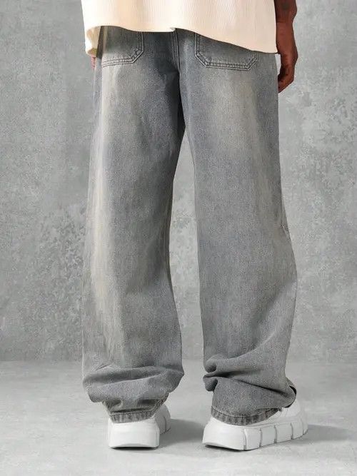 Japanese Brand × Vintage Skater Baggy Side Snap 90s Jeans Denim Size US 32 / EU 48 - 1 Thumbnail