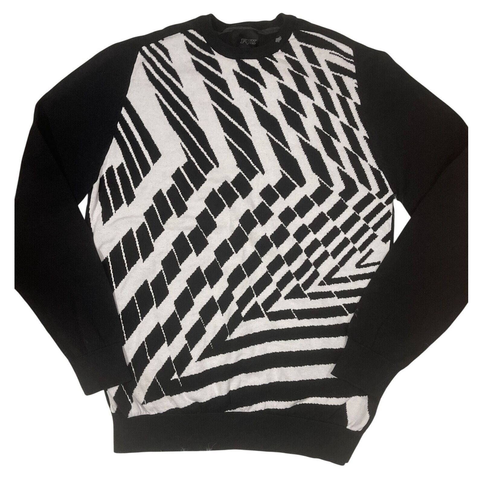 Fox Racing FOX RACING sweater Men’s large black and white | Grailed