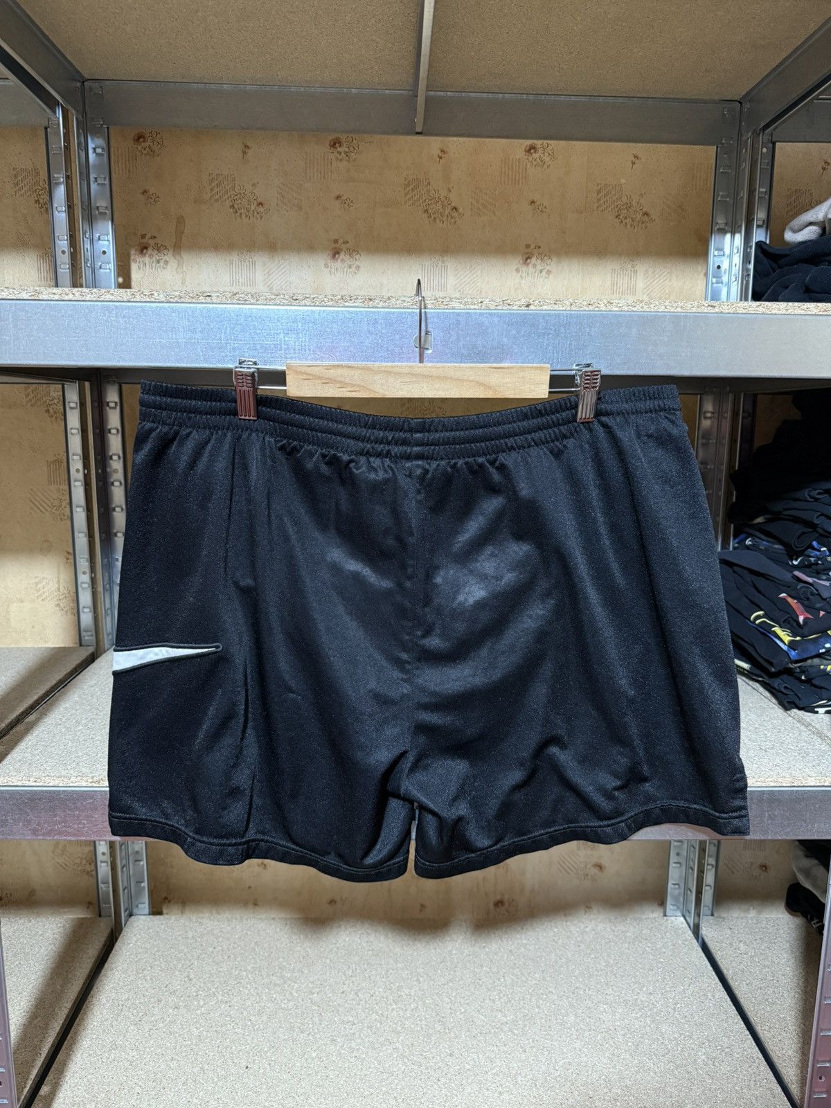 Nike × Vintage 🏝️ Vintage 80s Beach Nike Big Swoosh retro shorts Y2K hype Size US 40 / EU 56 - 3 Thumbnail