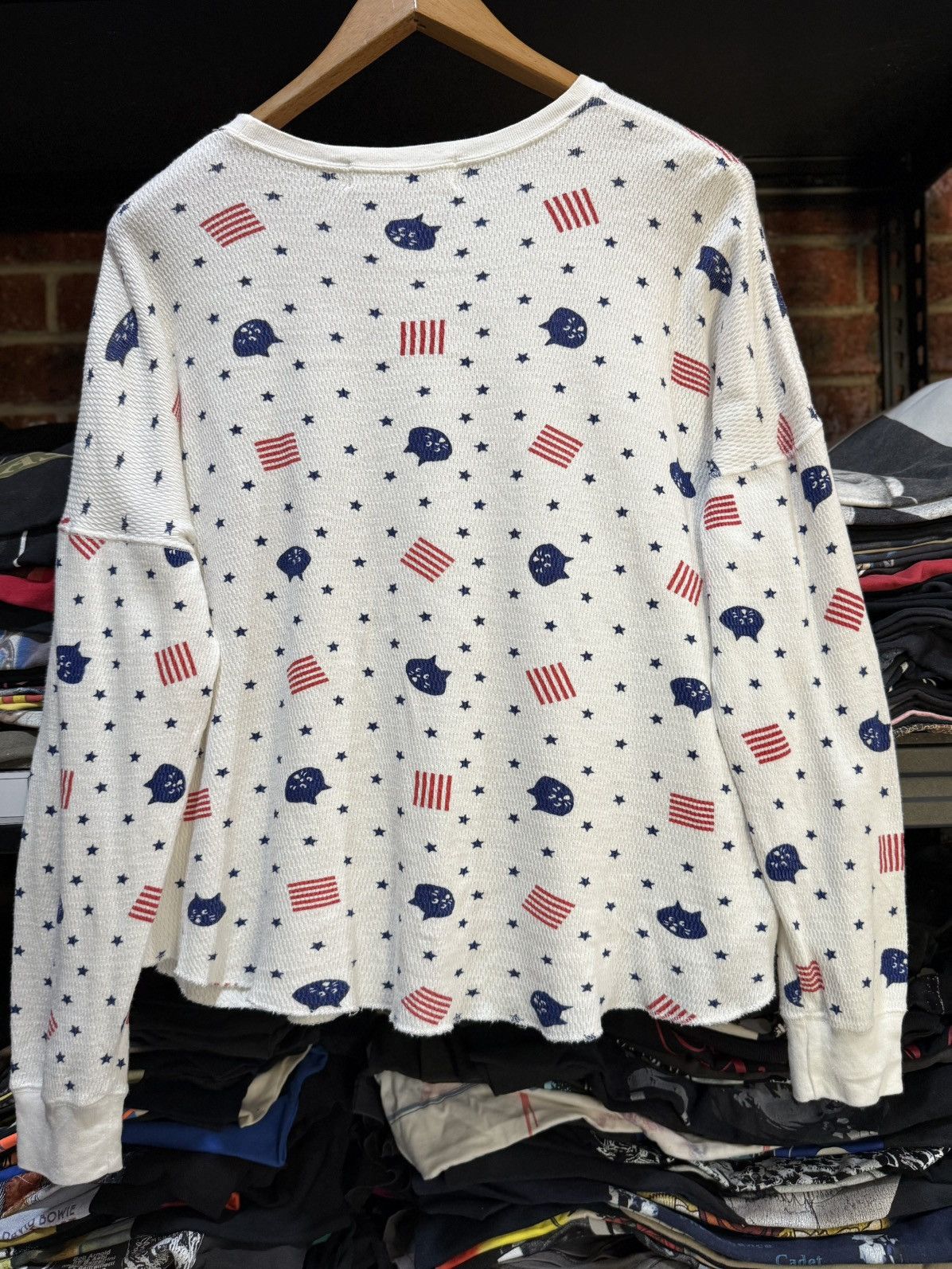 Ne-Net Vintage Ne-Net Ovp Tama Boxy Long Sleeve Japan Tee Size US L / EU 52-54 / 3 - 9 Thumbnail