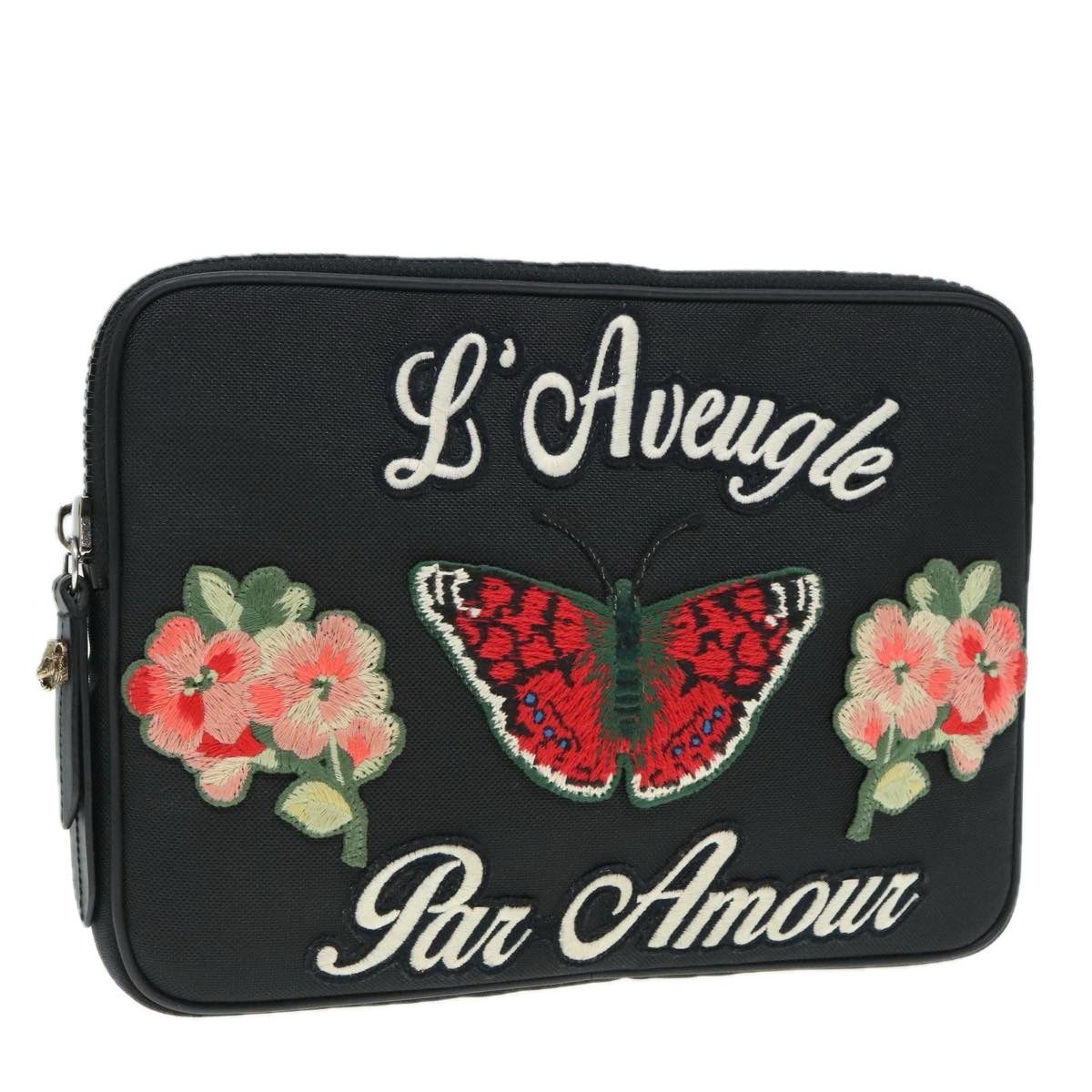 Gucci Gucci Tablet Case L'aveugle Par Amour Nylon Size ONE SIZE - 1 Thumbnail