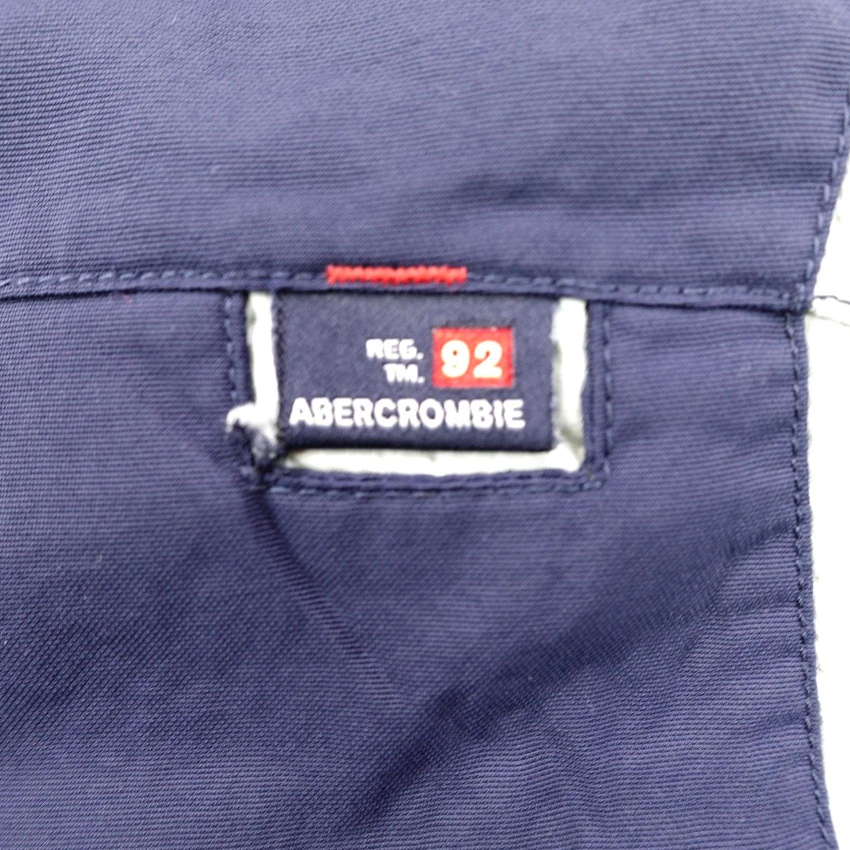 Abercrombie & Fitch VINTAGE Abercrombie Jacket Mens Medium Blue Hooded Fleece Lined Windbreaker Coat 90s Size US M / EU 48-50 / 2 - 7 Thumbnail