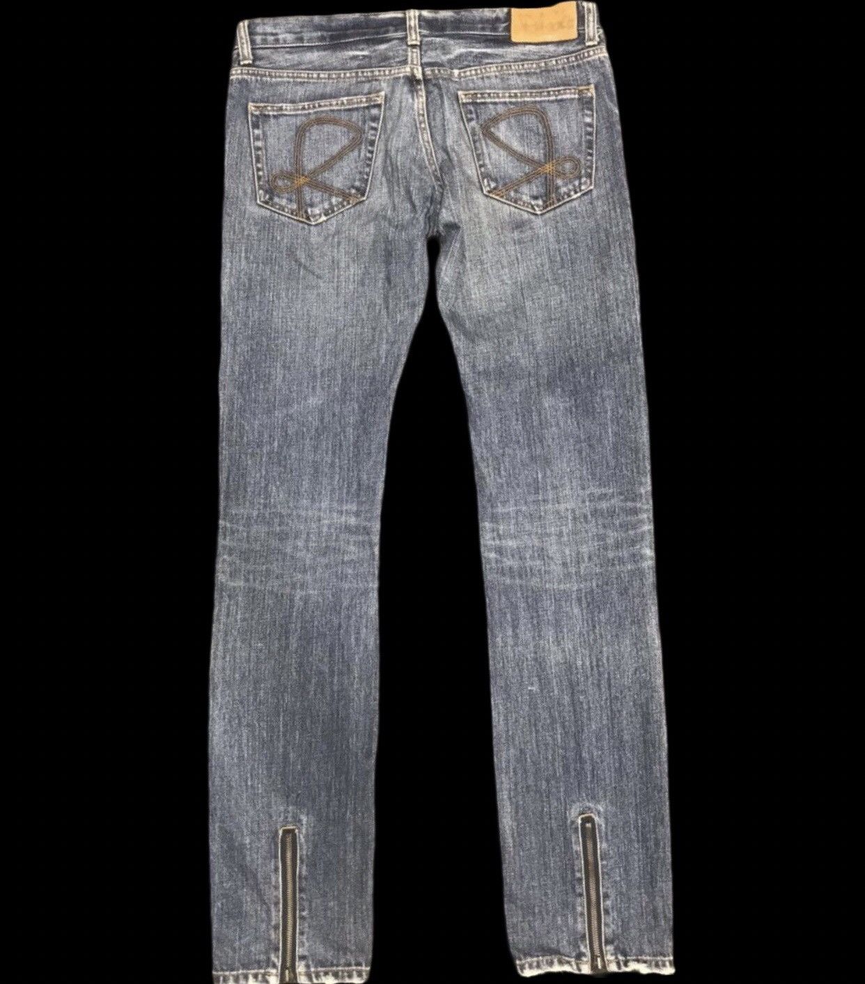 Designer × Japanese Brand RICO Japan Designer Slim Fit Distressed Jeans Size US 33 - 2 Thumbnail