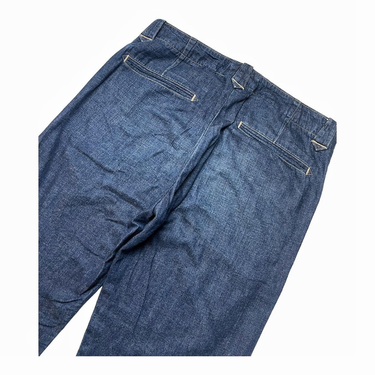 Polo Ralph Lauren × RRL Ralph Lauren × Ralph Lauren Double RL RRL Denim Indigo Linen Cotton Blend Trousers pants Size US 31 - 10 Thumbnail