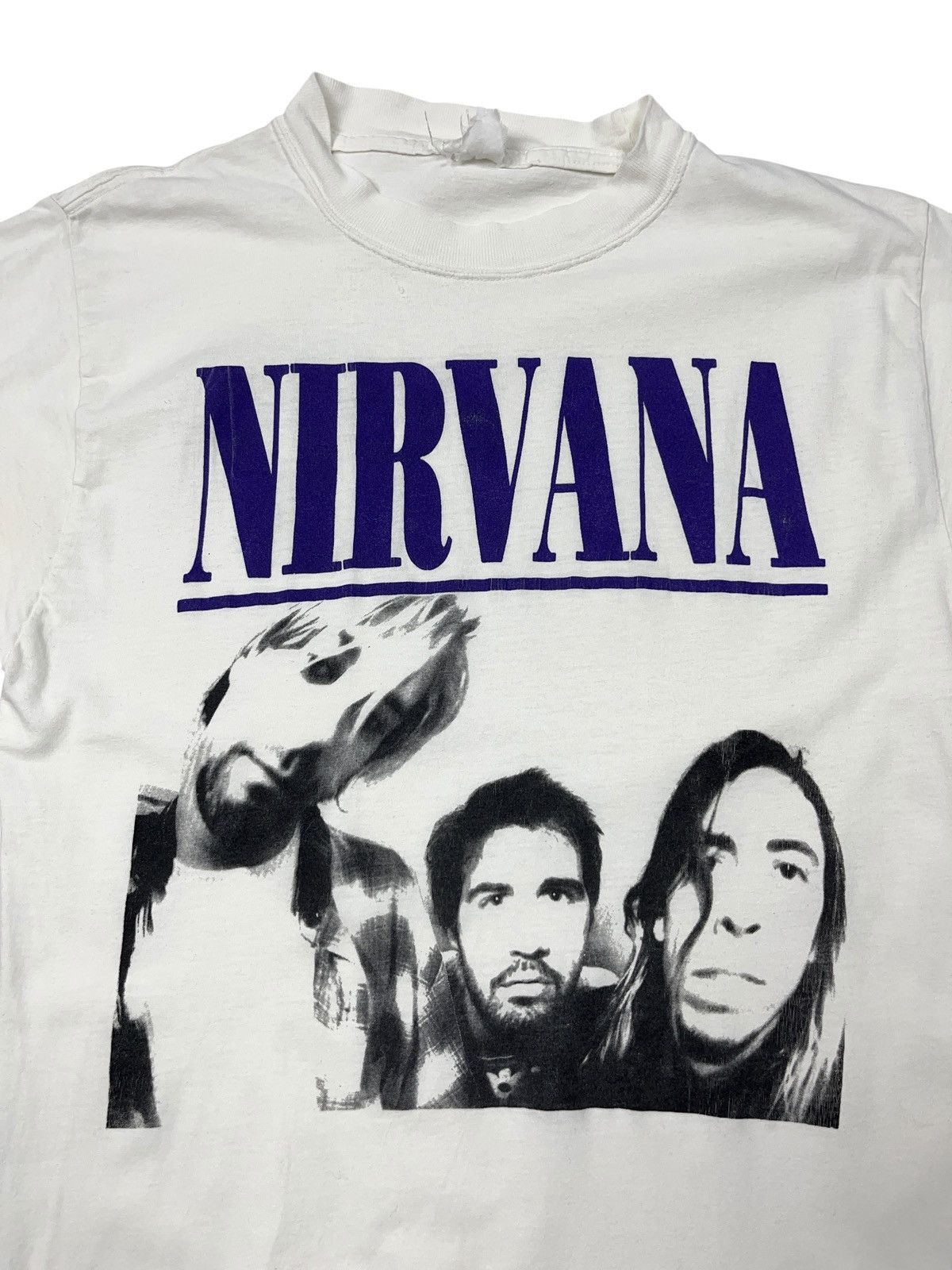 Nirvana Vintage 90s Nirvana Nevermind Purple Logo Bootleg T-shirt Size US S / EU 44-46 / 1 - 2 Thumbnail