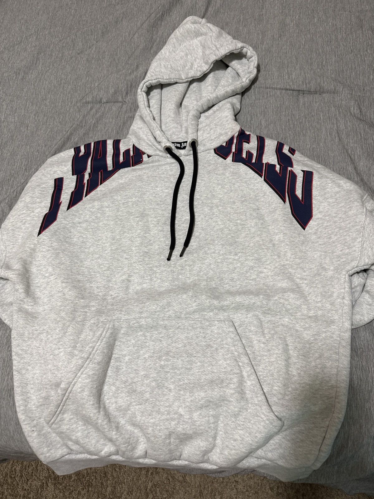 Palm Angels Palm Angels Broken Over Logo Hoodie Size US S / EU 44-46 / 1 - 1 Thumbnail