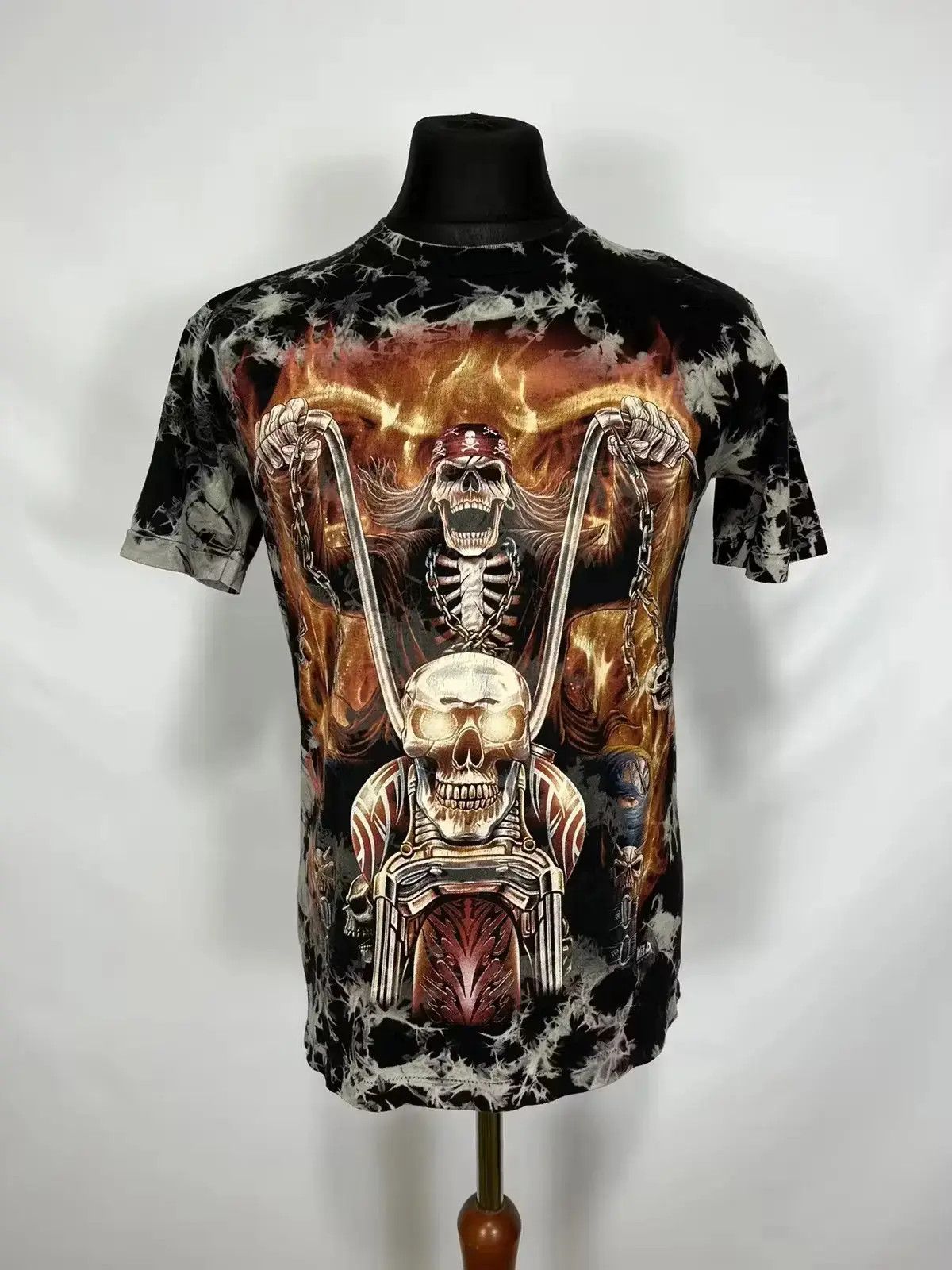 Harley Davidson × Vintage × Wild Things Vintage Wild art biker skull t-shirt Size US M / EU 48-50 / 2 - 1 Thumbnail