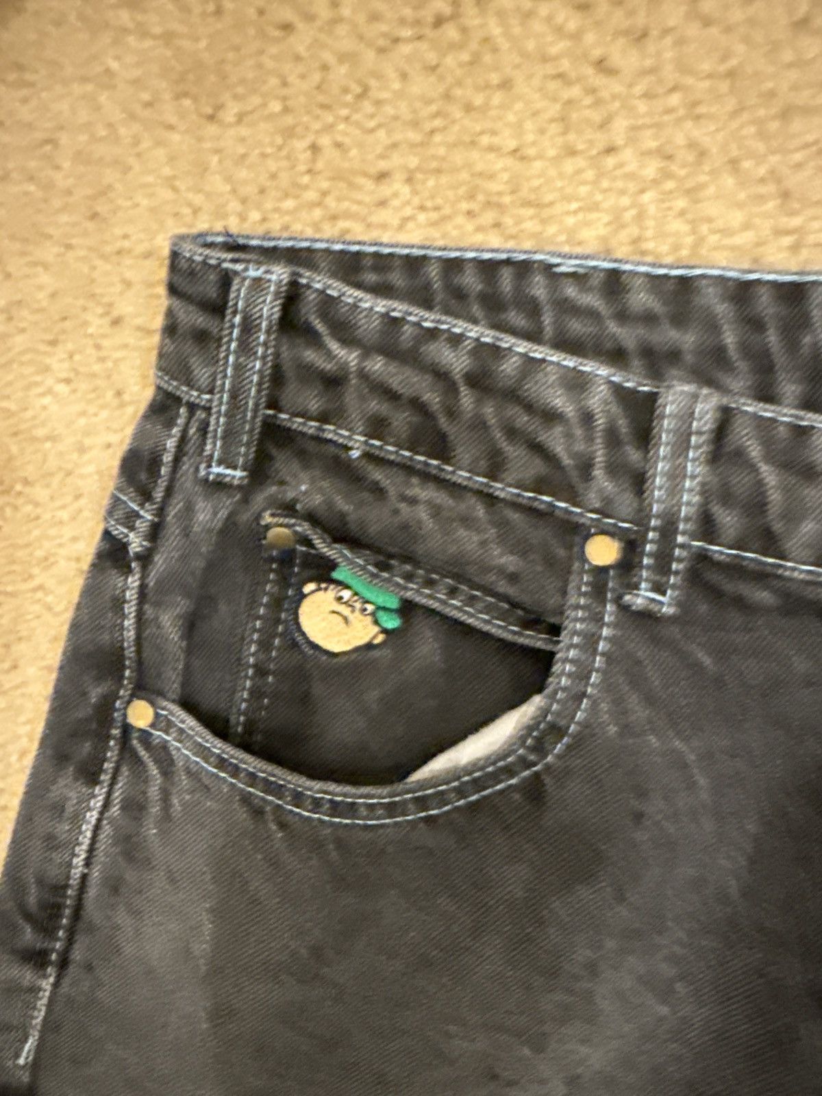 Butter Goods Butter Goods Santosuosso Denim Jeans, Washed Black Size US 34 / EU 50 - 4 Thumbnail