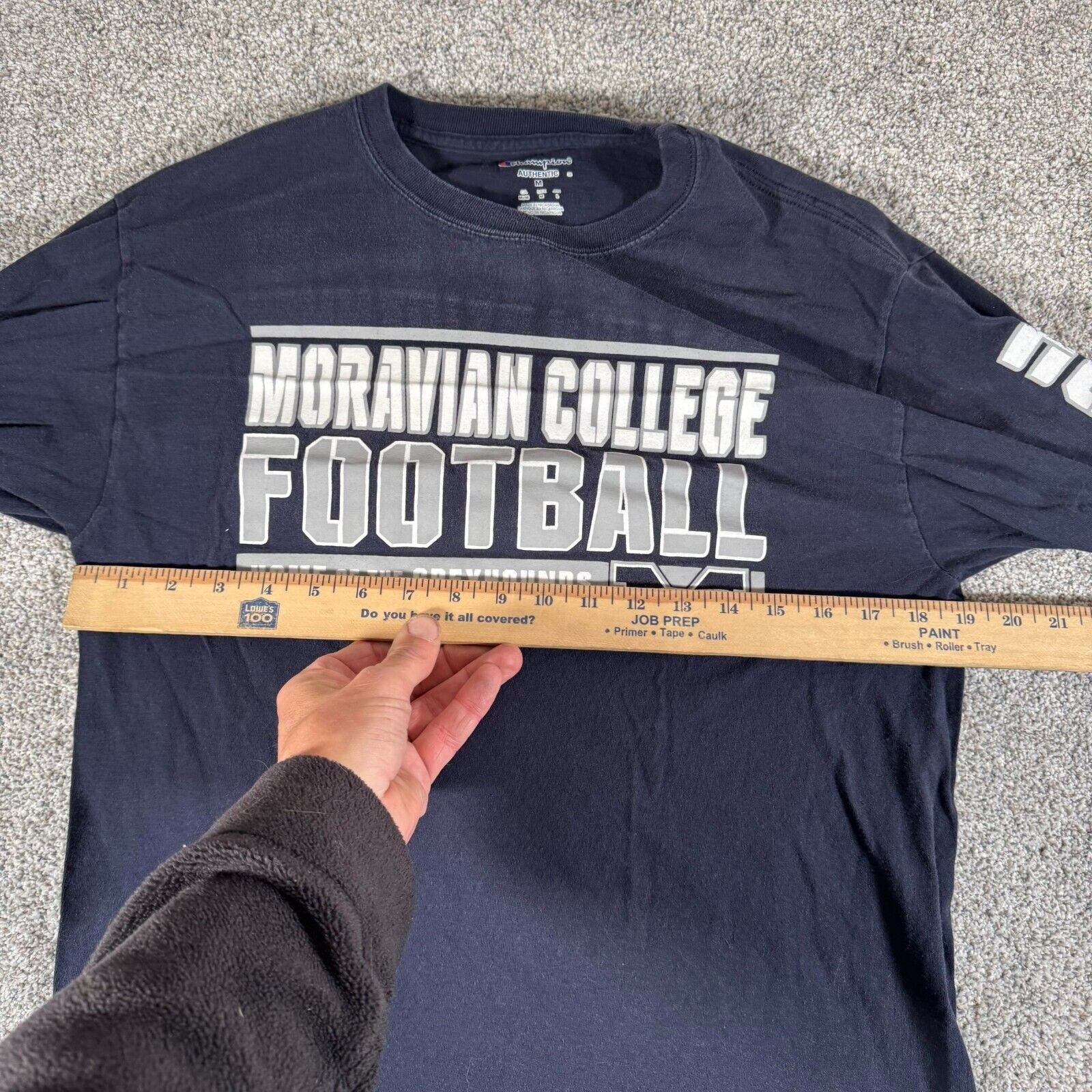 Champion Champion Moravian College Football Shirt Mens M Greyhounds Size US M / EU 48-50 / 2 - 6 Thumbnail