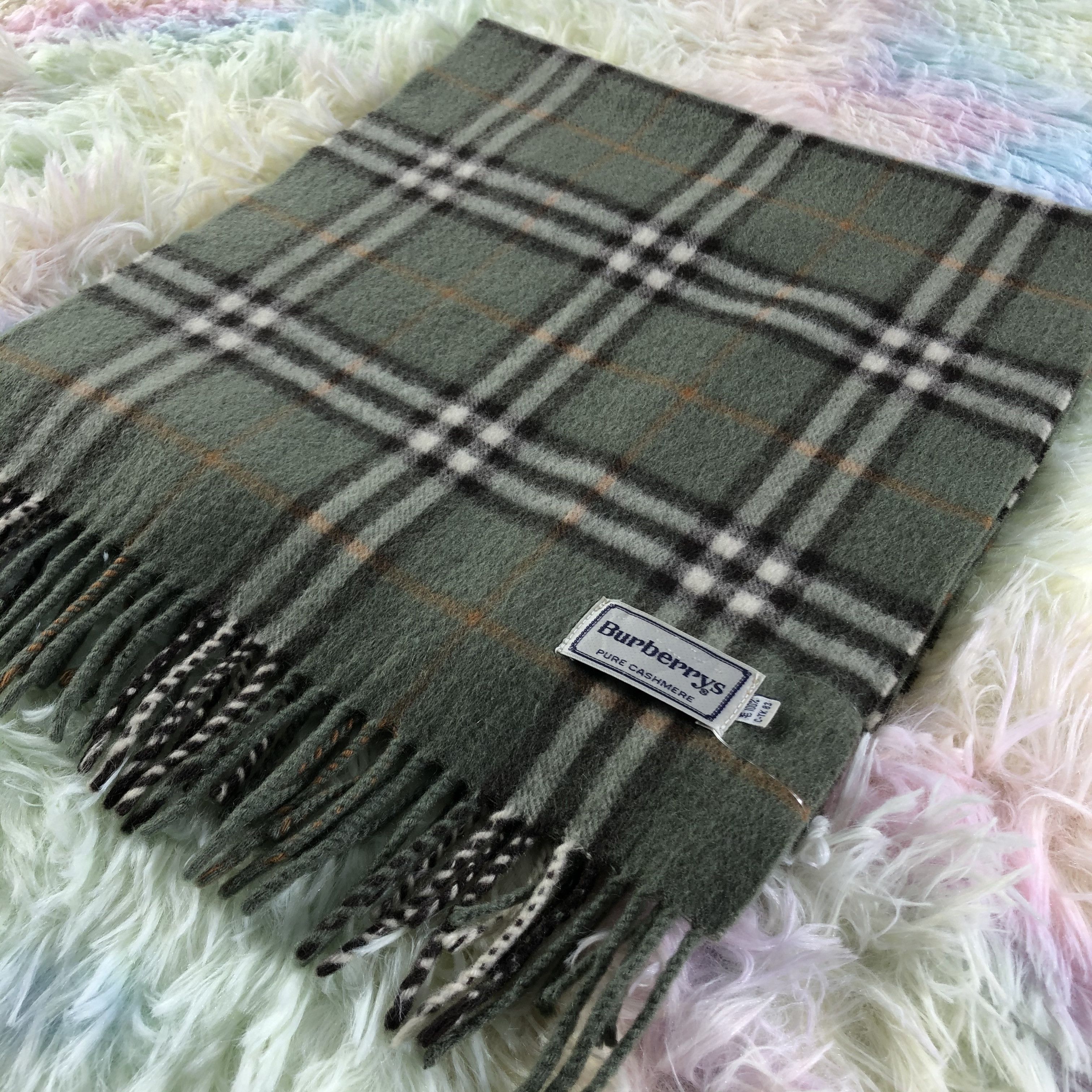 Burberry × Vintage Burberry Scarf / Muffler / Neckwear - KM192 Size ONE SIZE - 3 Thumbnail