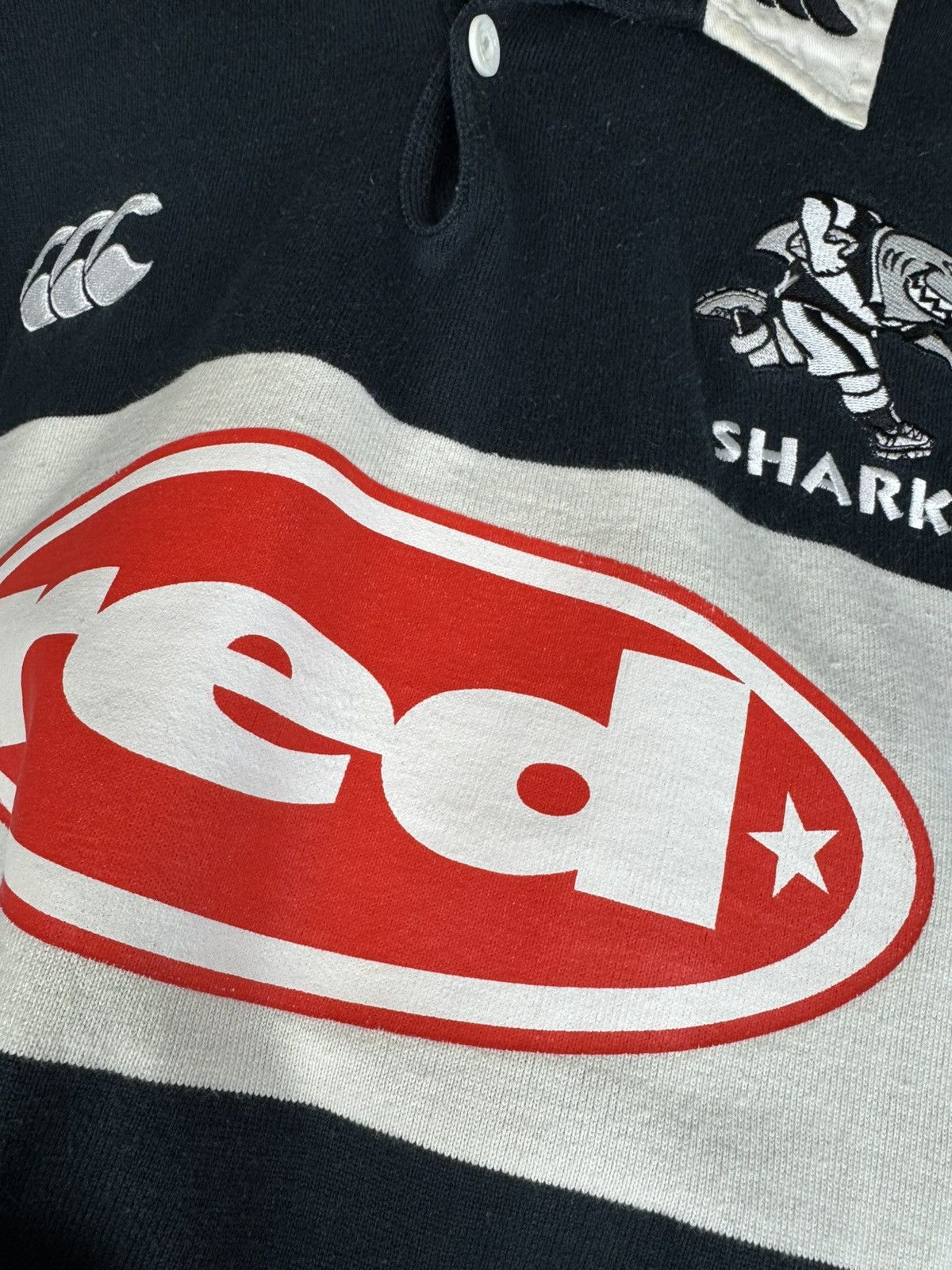 Canterbury of New Zealand Vintage Canterbury The Sharks Rugby Shirt Size US M / EU 48-50 / 2 - 15 Thumbnail