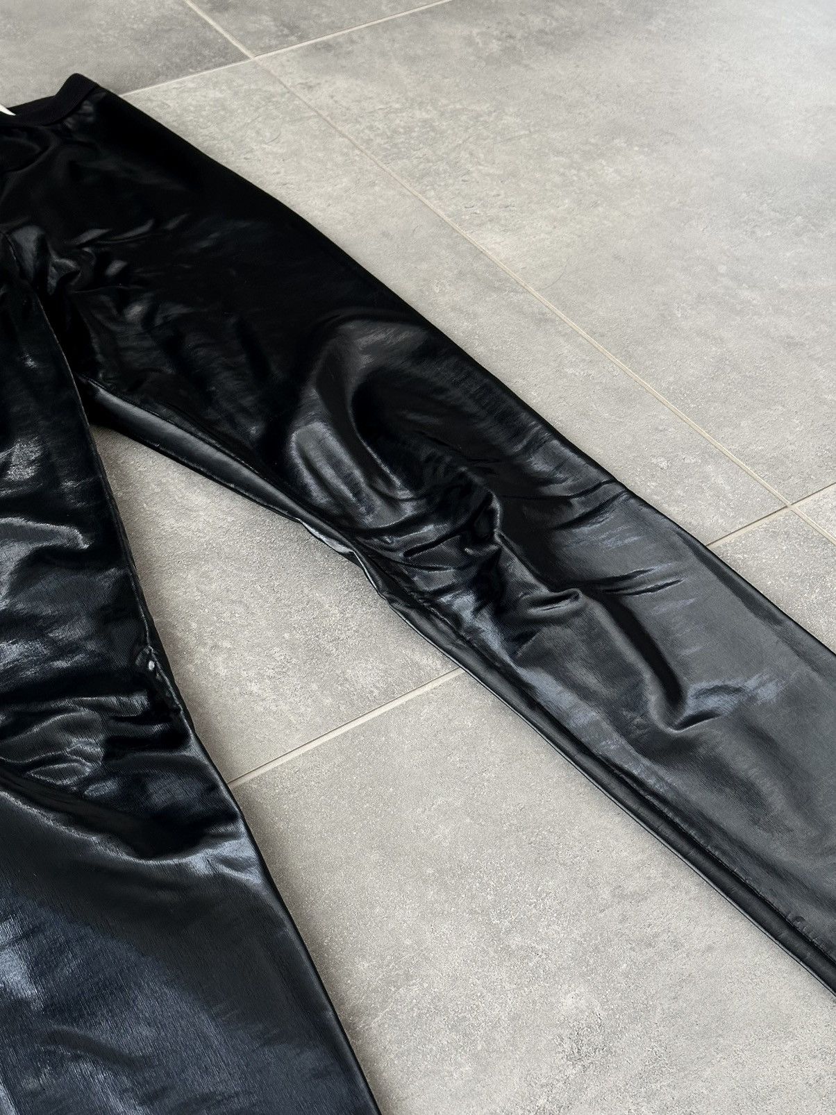 Rick Owens × Rick Owens Lilies rickowenslilies varnished second-skin leather pants Size 27" / US 4 / IT 40 - 2 Thumbnail