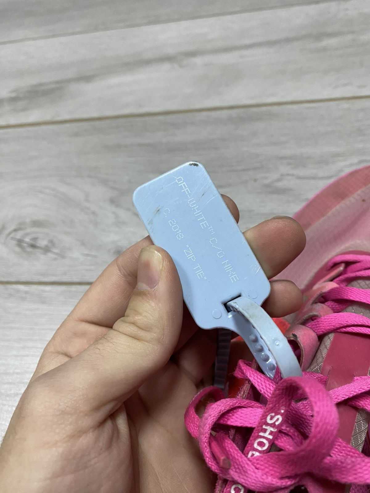 Nike × Off-White Nike Zoom Fly Off-White Pink Foam Size US 10.5 / EU 43-44 - 3 Thumbnail