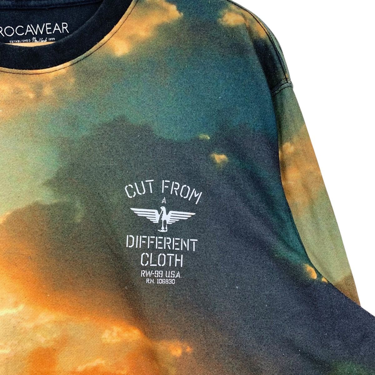 Rocawear ROCAWEAR RW-99 USA Sun And Cloud Overprint Sweatshirt Size US XL / EU 56 / 4 - 3 Thumbnail