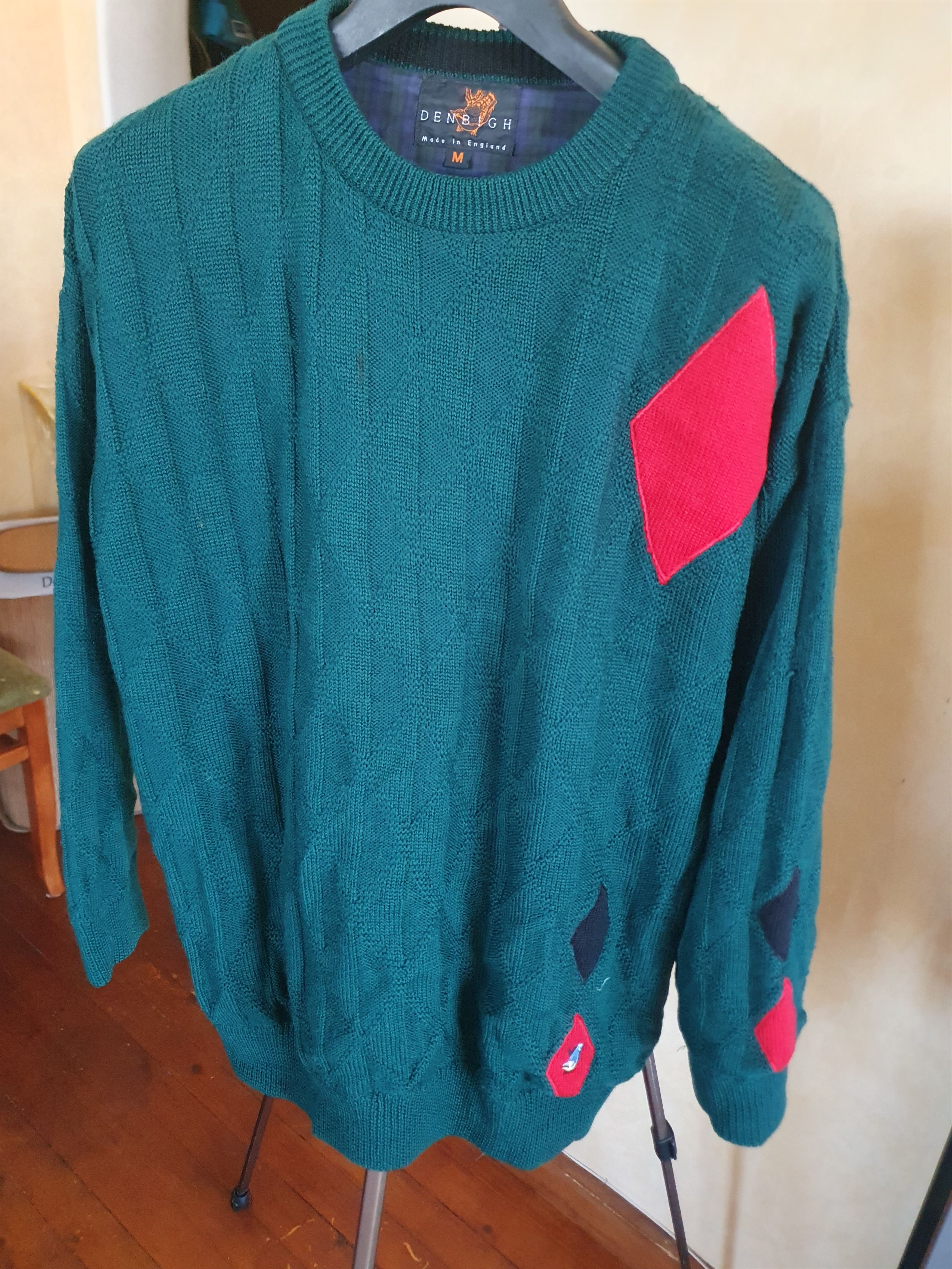 Other Denbigh Lined Sweater Wind Stopper Made in England sz M/L? Size US M / EU 48-50 / 2 - 1 Thumbnail