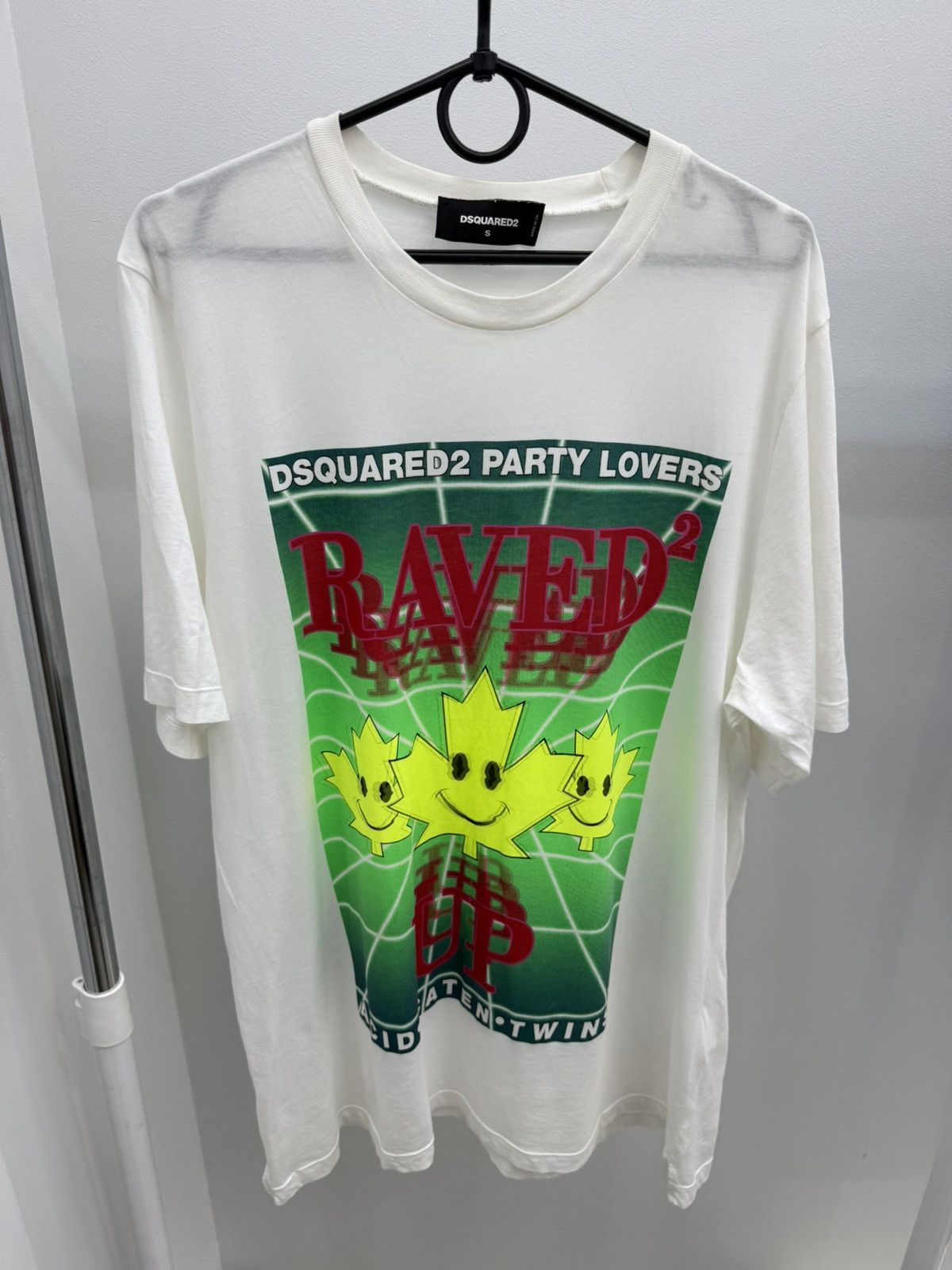 Dsquared2 Dsquared2 Raved Up Y2K Dyed Graphic T-Shirt Tee Size US M / EU 48-50 / 2 - 1 Thumbnail