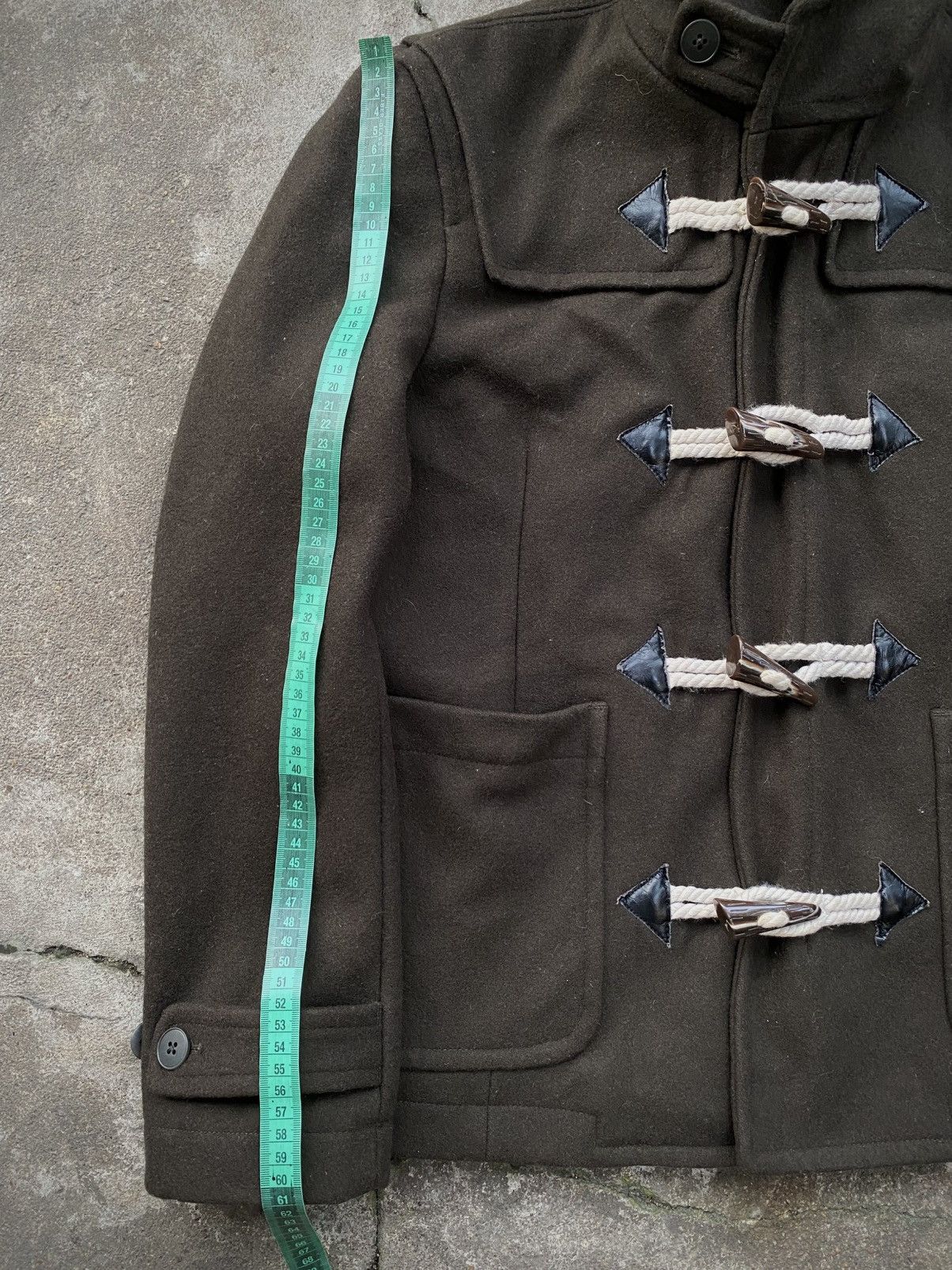 Le Grande Bleu (L.G.B.) KAZUTAKA KATOH TETE HOMME DUFFLE WOOL JACKET Size US M / EU 48-50 / 2 - 9 Thumbnail