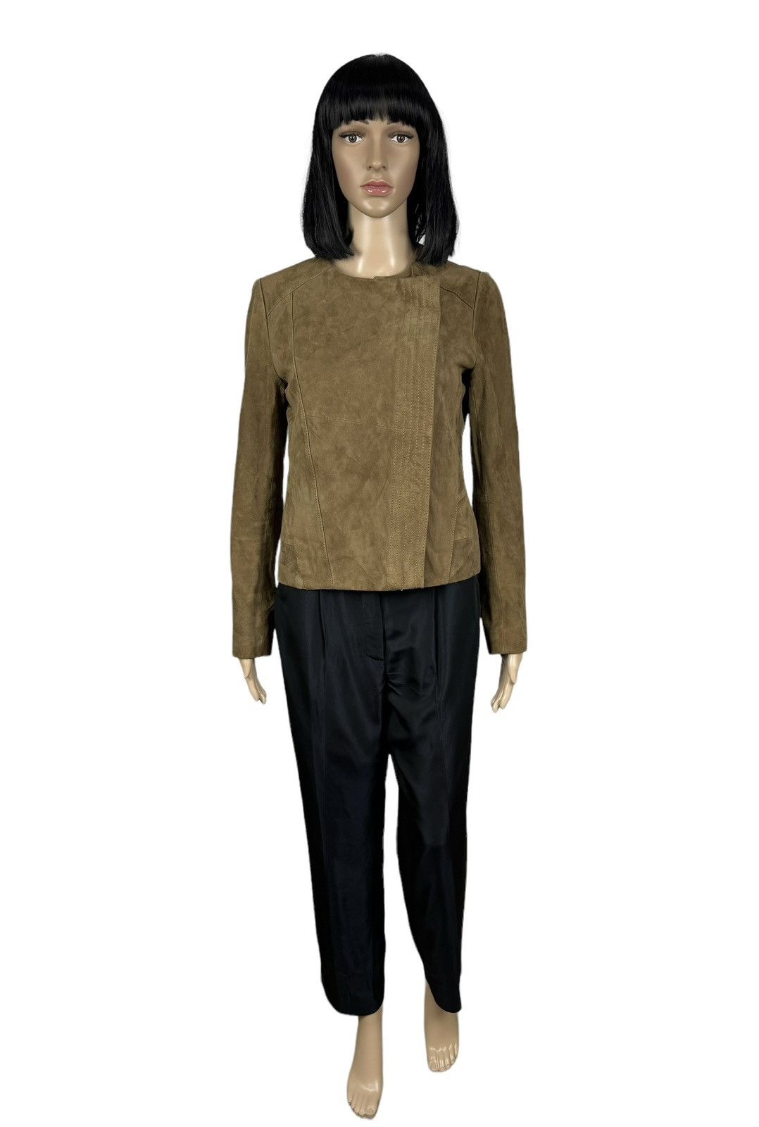 Maje Maje Genuine Goat Suede Leather Jacket size 38 Size S / US 4 / IT 40 - 2 Thumbnail