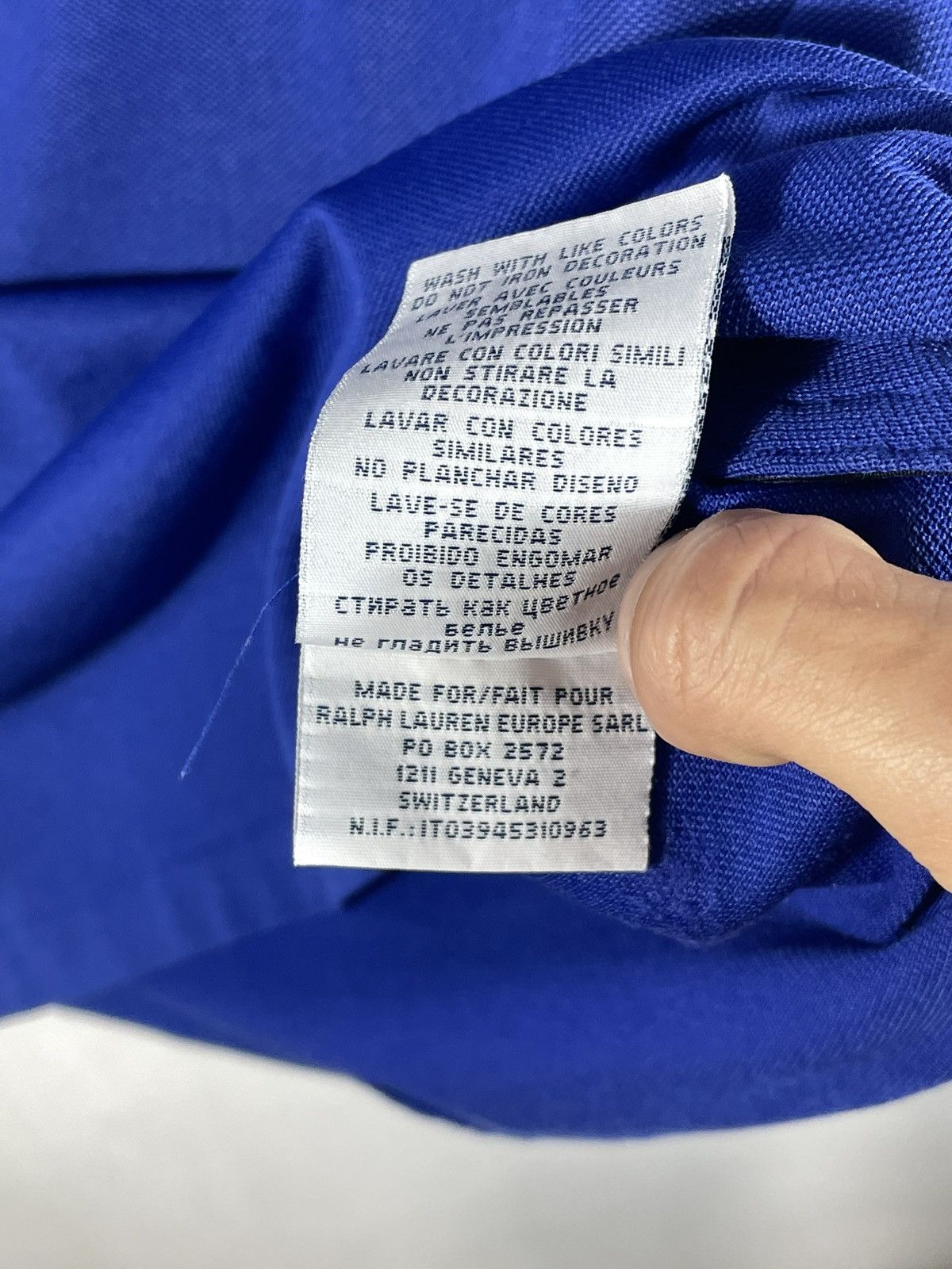 Polo Ralph Lauren × Ralph Lauren × Rugby Ralph Lauren Navy Vintage Retro Y2k 00s Polo Ralph Lauren T shirt Tee Size US S / EU 44-46 / 1 - 9 Thumbnail