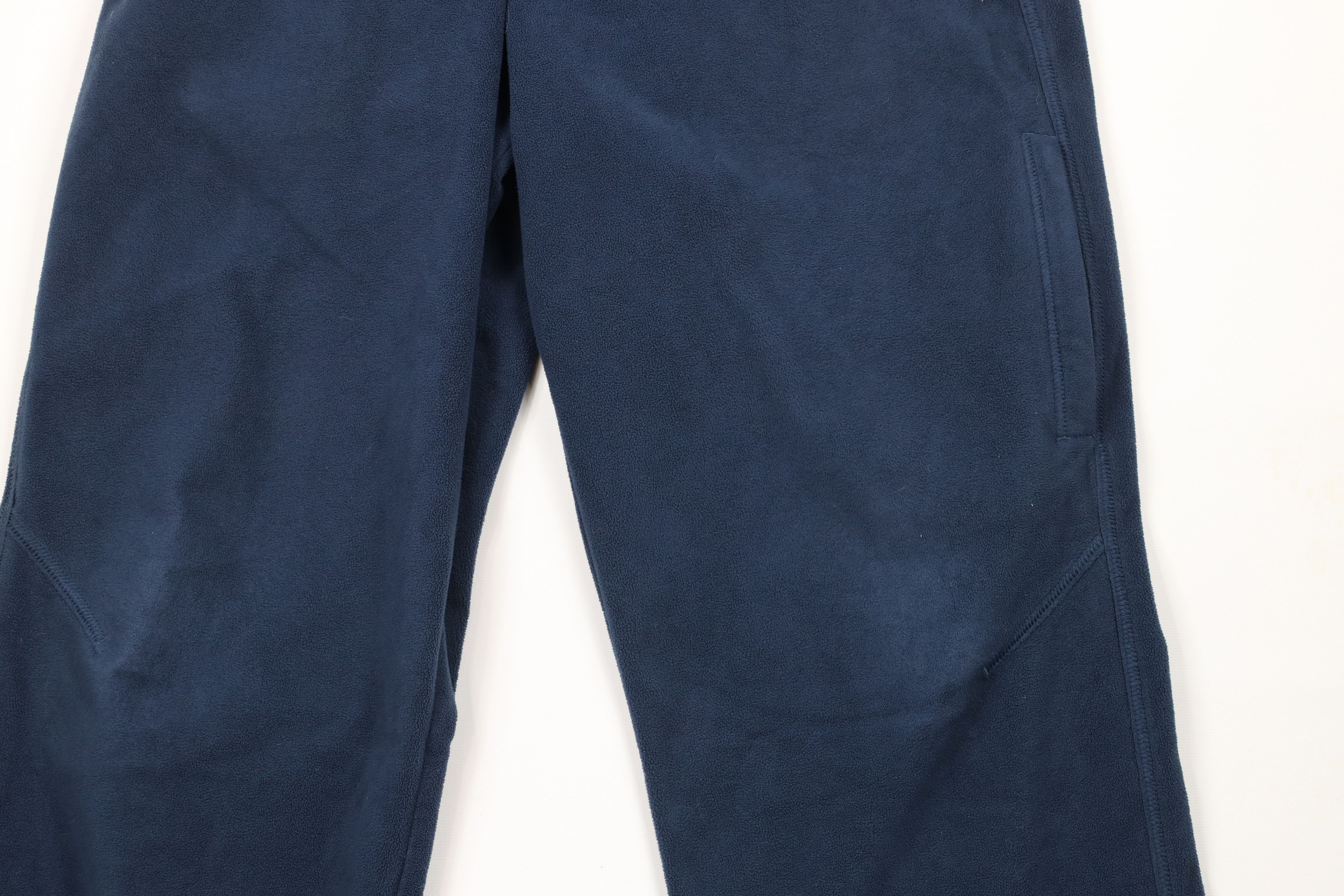 Reebok × Vintage Vintage Reebok Spell Out Wide Leg Fleece Sweatpants Blue Size US 32 / EU 48 - 4 Thumbnail